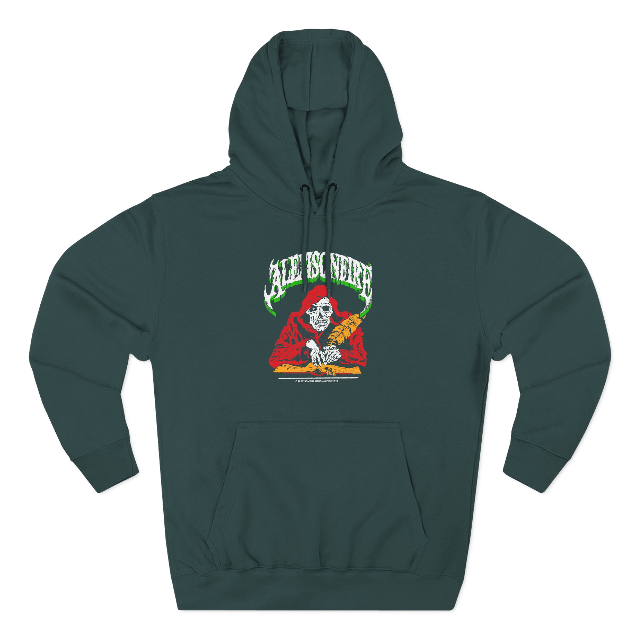 Alexisonfire Skelwrite Three-Panel Fleece Hoodie