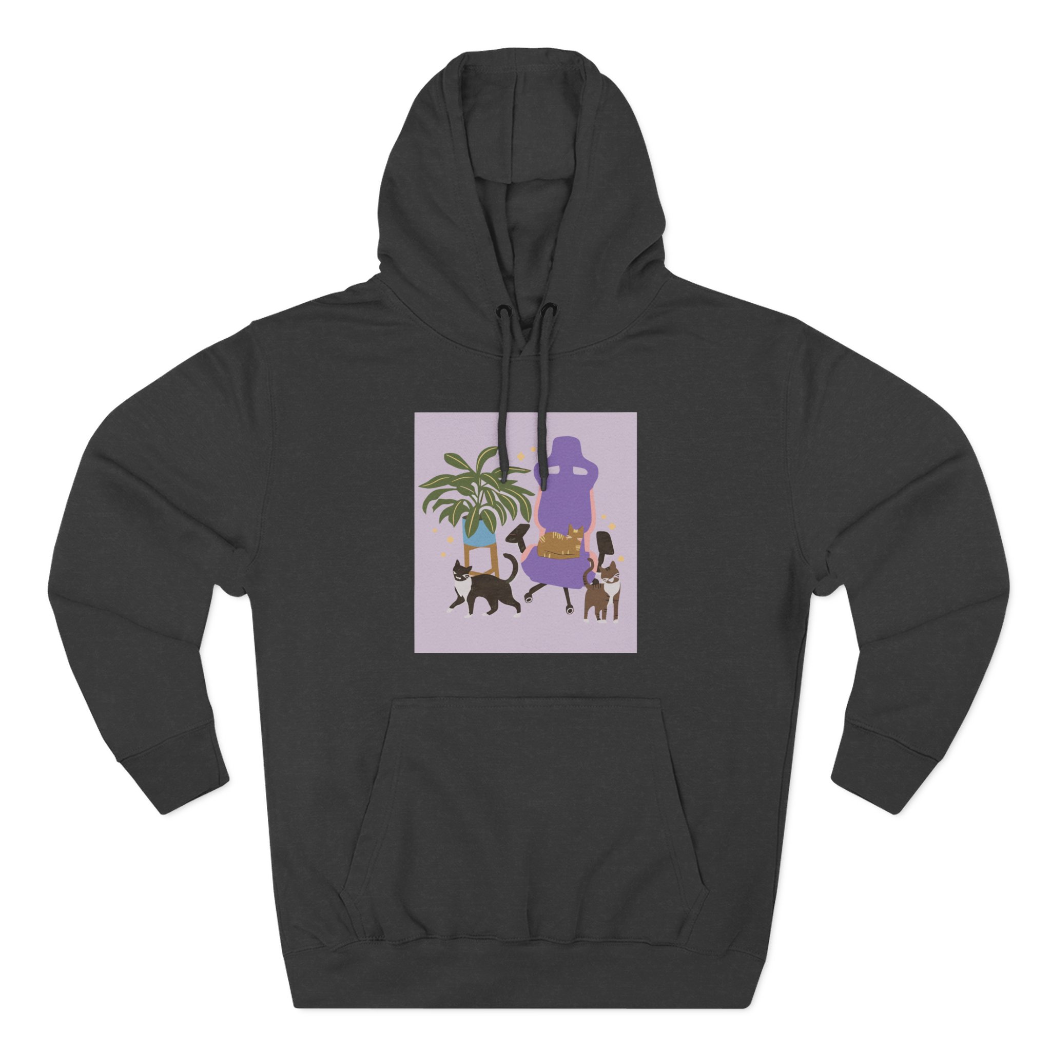 Lilsimsie Three-Panel Fleece Hoodie