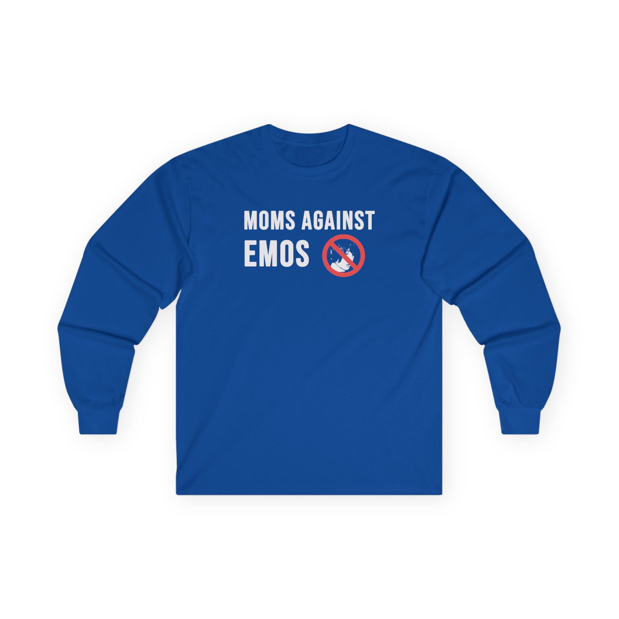 Jake & Johnnie Moms Against Emos Unisex Ultra Cotton Long Sleeve Tee