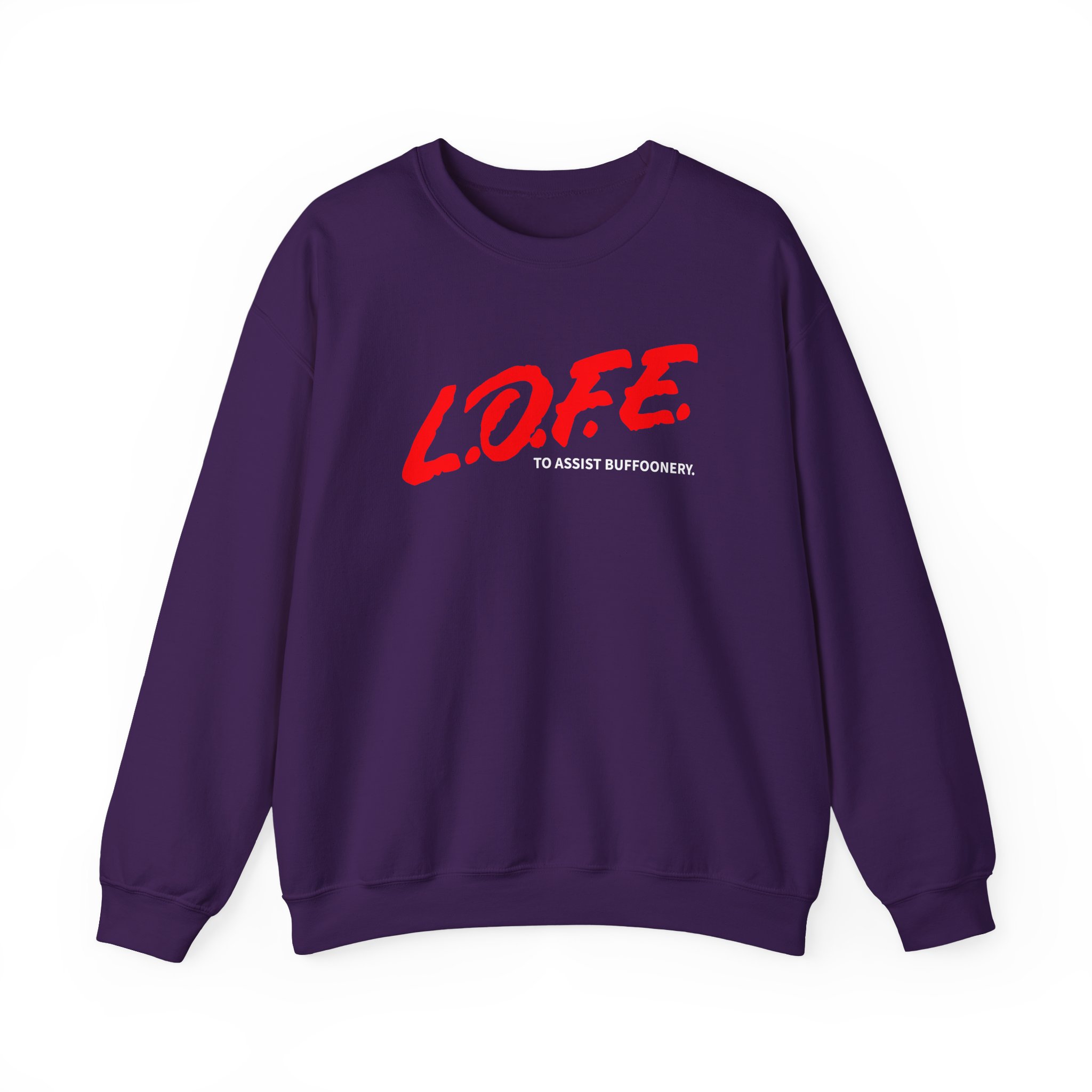 Lofe to Assist Buffoonery Unisex Heavy Blendâ„¢ Crewneck Sweatshirt