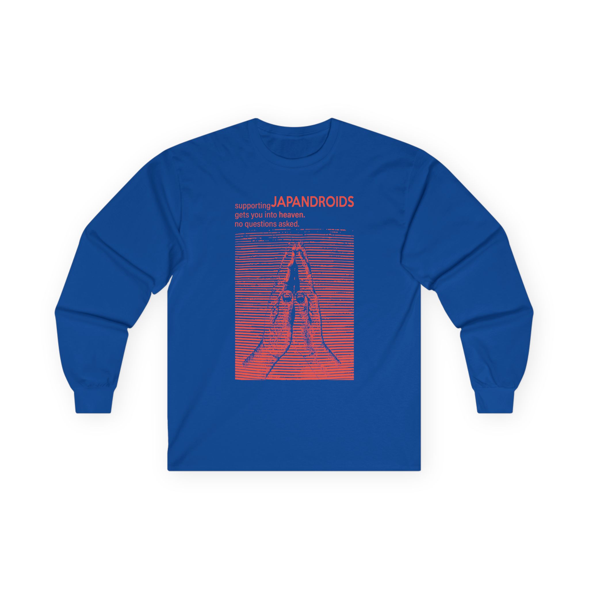 Supporting Japandroids Gets You Into Heaven No Questions Asked Unisex Ultra Cotton Long Sleeve Tee