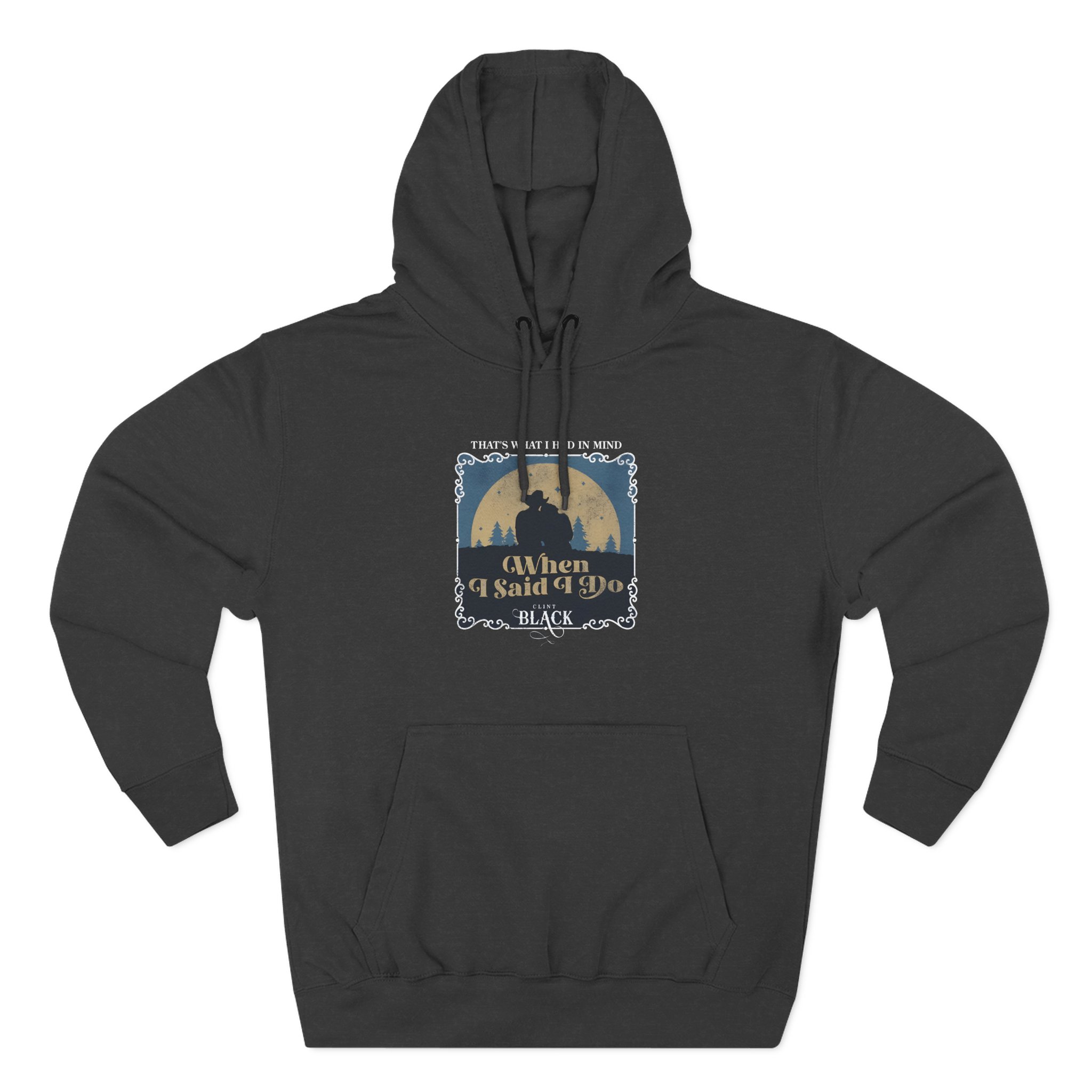 Clint Black When I Said I Do Illustrated Three-Panel Fleece Hoodie