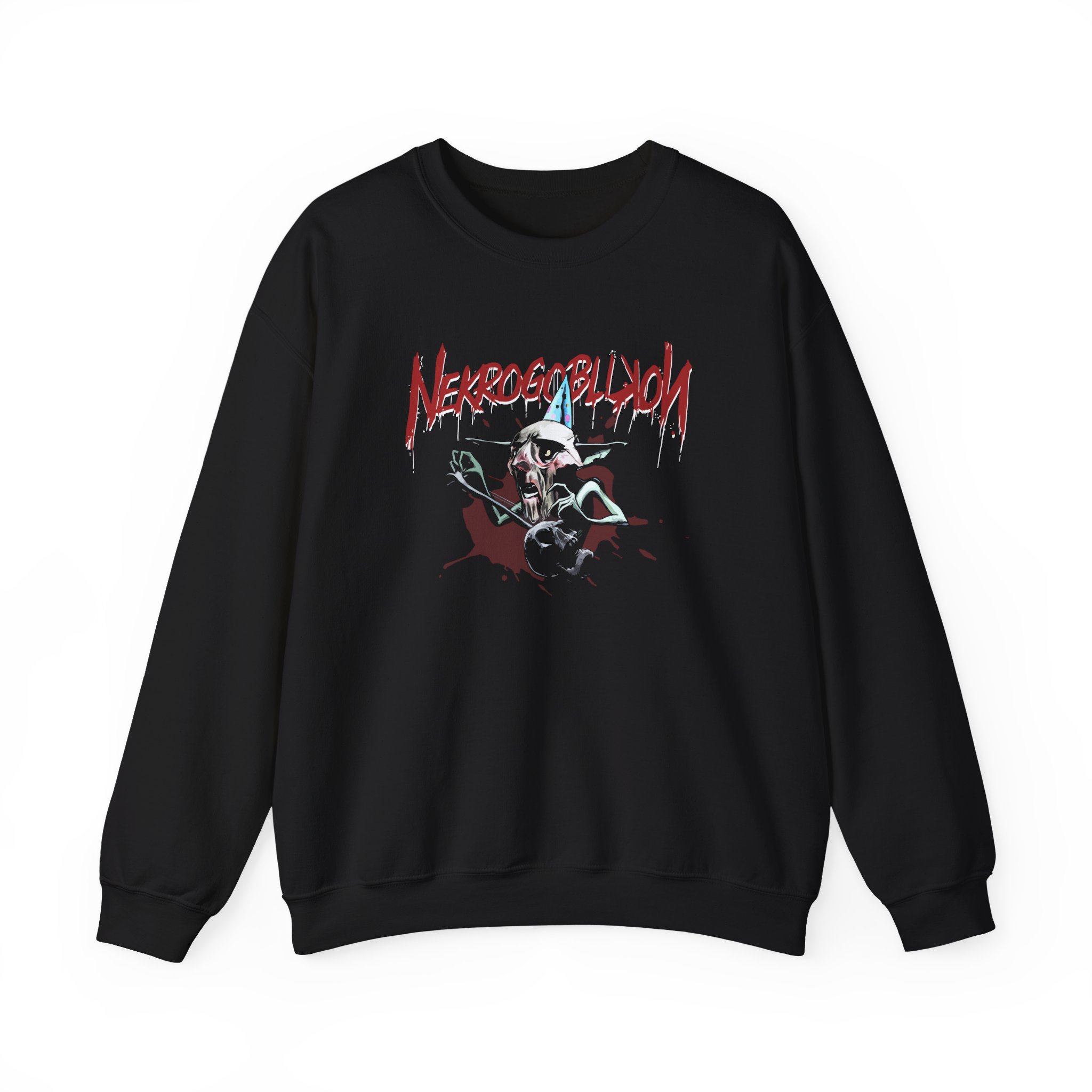 Nekrogoblikon - Skin Theif Unisex Heavy Blendâ„¢ Crewneck Sweatshirt