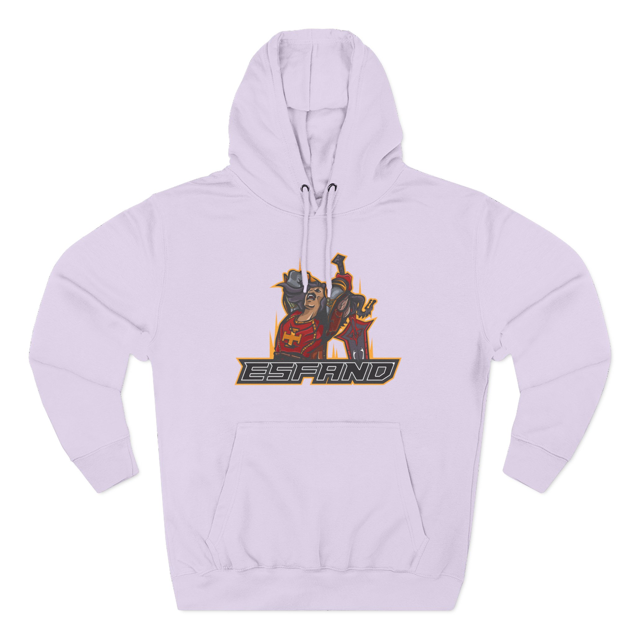 Esfand Three-Panel Fleece Hoodie