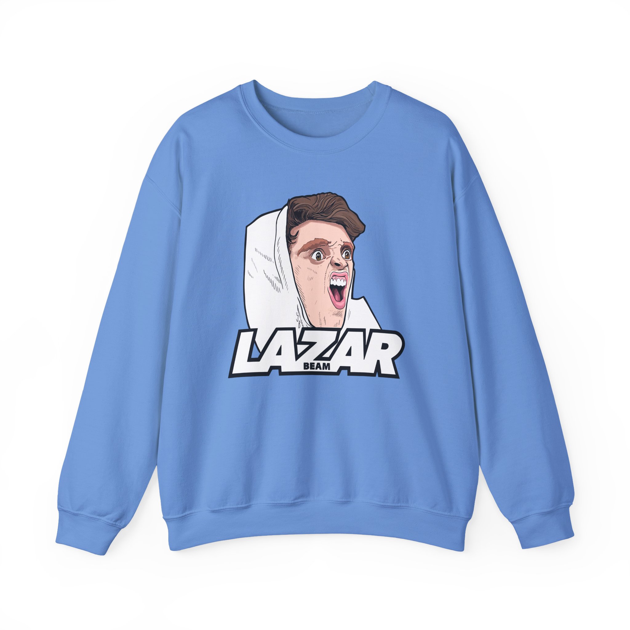 Lazar Silly Face Unisex Heavy Blendâ„¢ Crewneck Sweatshirt