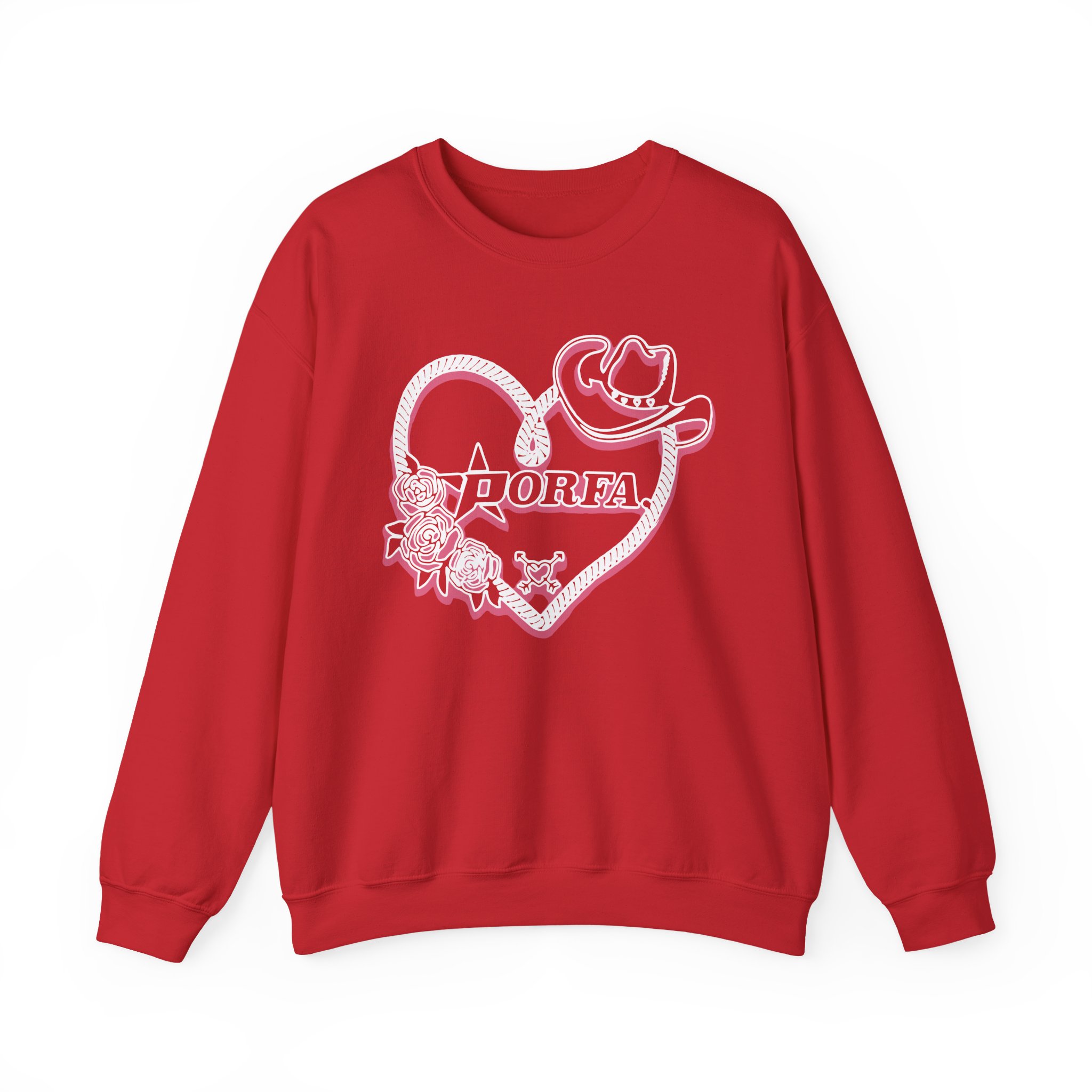 Porfa Love Lasso Unisex Heavy Blendâ„¢ Crewneck Sweatshirt