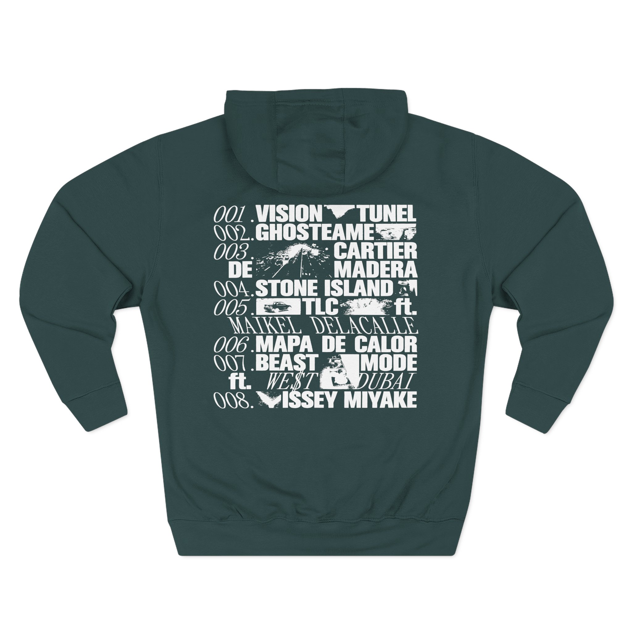 Cruz Cafune Tunnel Vision Three-Panel Fleece Hoodie