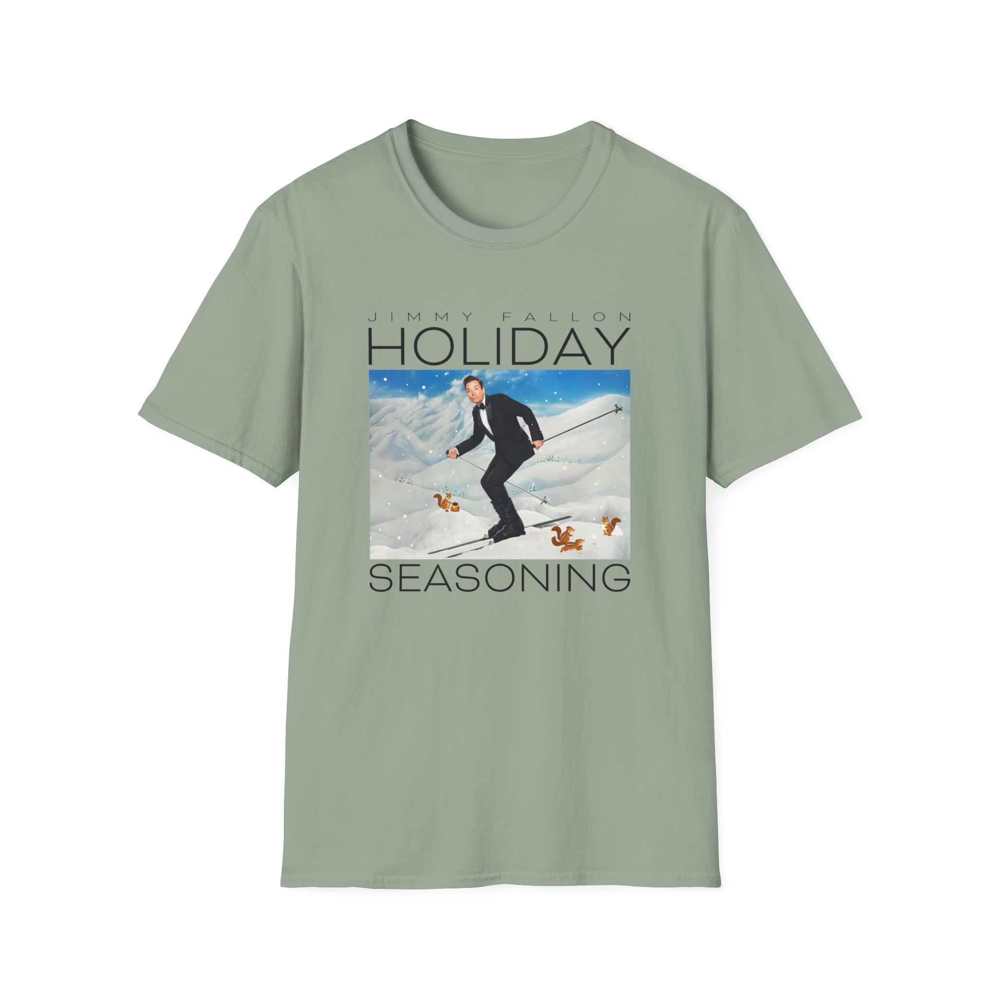 Jimmy Fallon Holiday Seasoning Unisex Softstyle T-Shirt