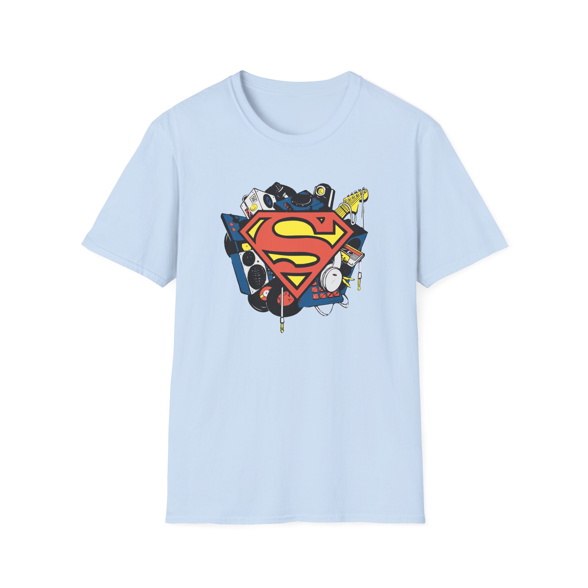 Kaskade X Superman Musician Unisex Softstyle T-Shirt