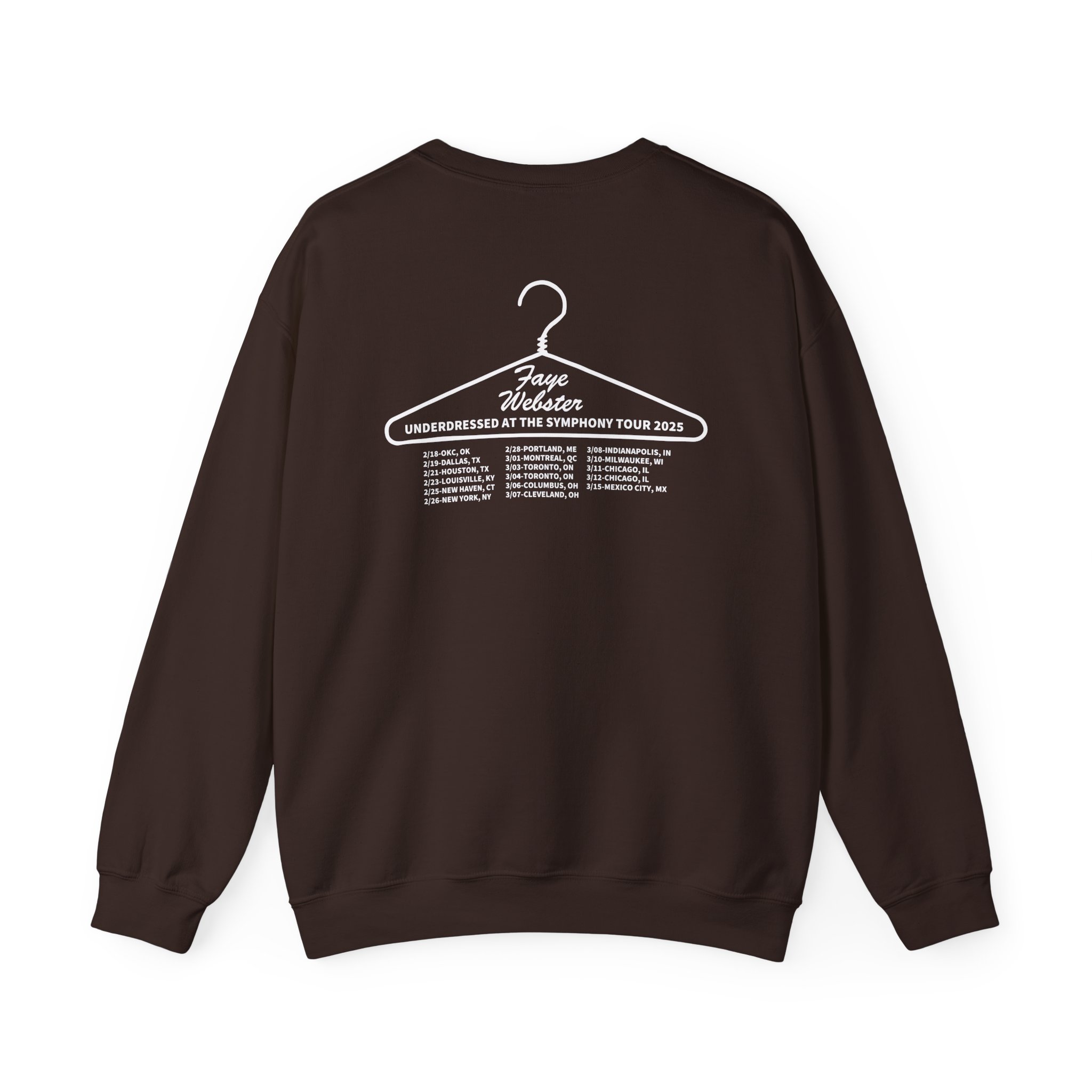 Faye Webster Underdressed at the Symphony 2025 Tour Unisex Heavy Blendâ„¢ Crewneck Sweatshirt