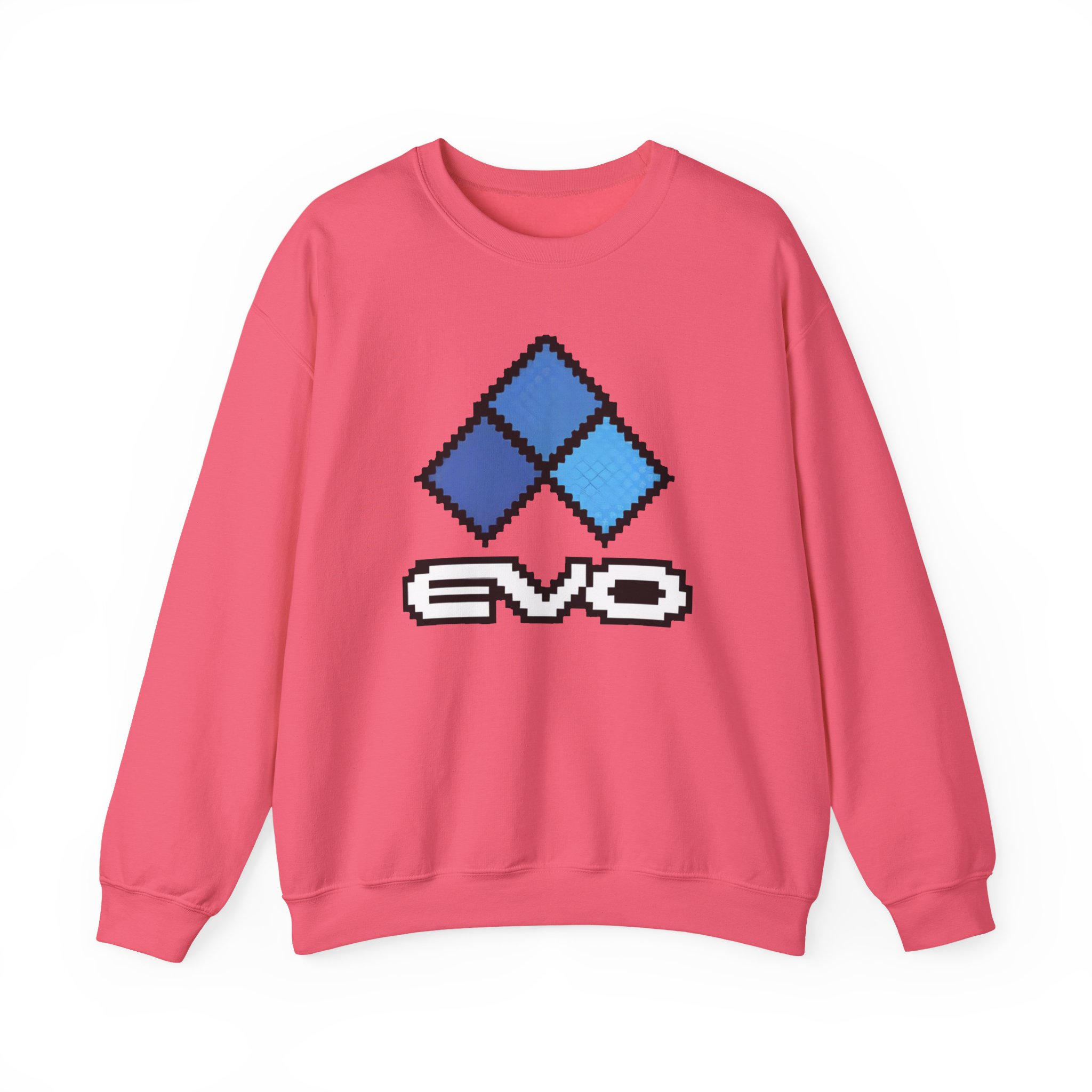 Evo 8 Bit Logo Returns Unisex Heavy Blendâ„¢ Crewneck Sweatshirt