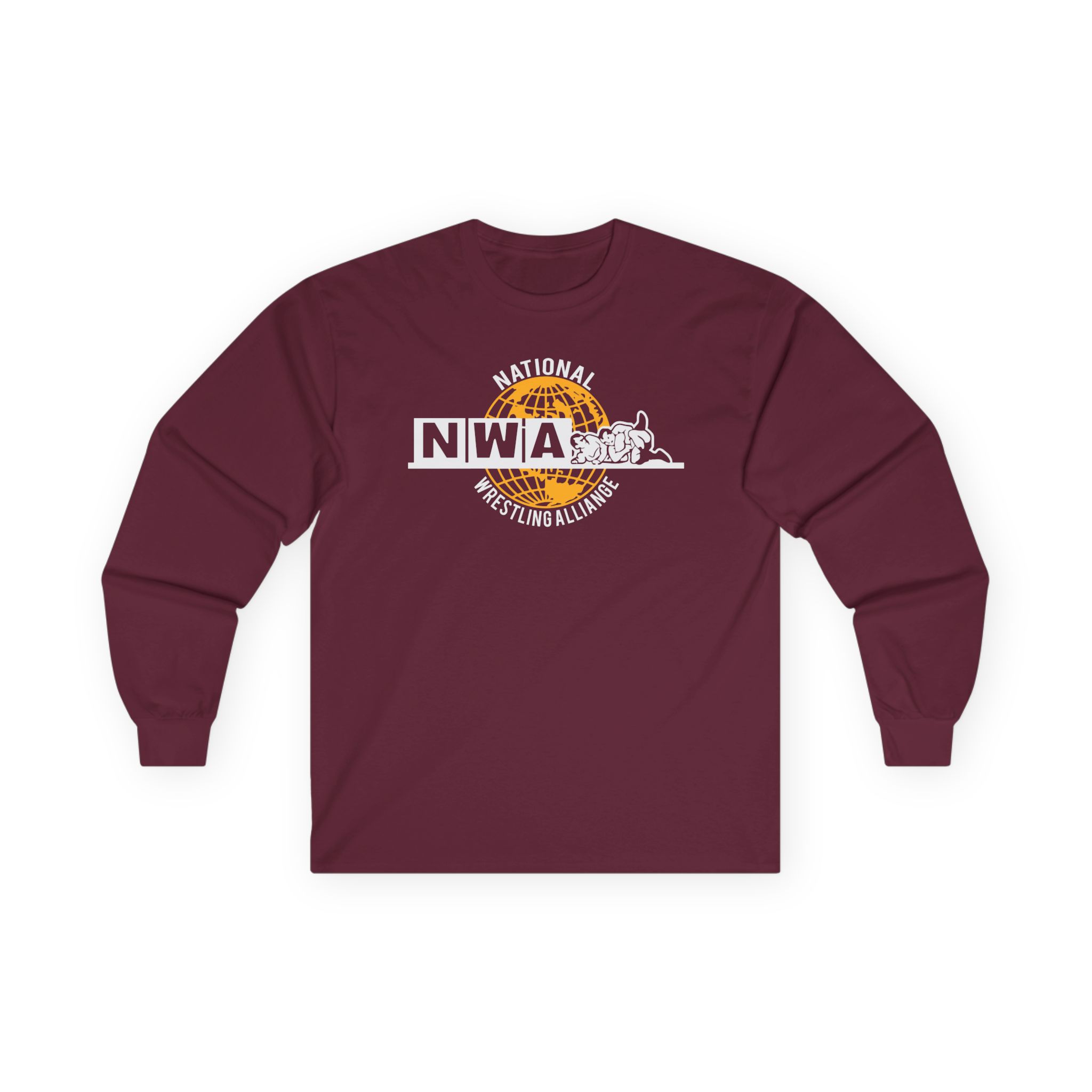 NWA National Wrestling Alliance Unisex Ultra Cotton Long Sleeve Tee