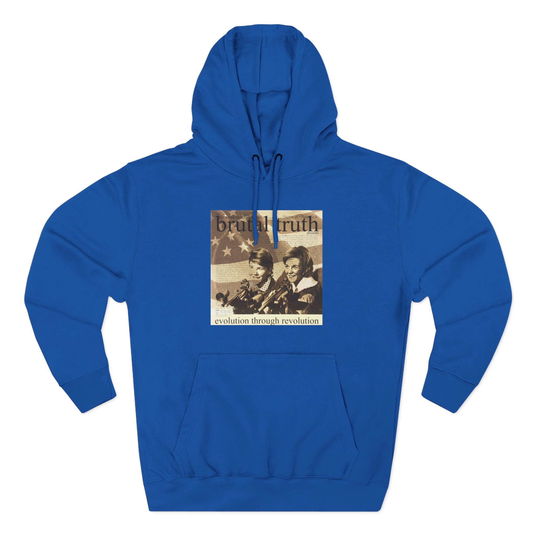 Brutal Truth Evolution Through Revolution Three-Panel Fleece Hoodie