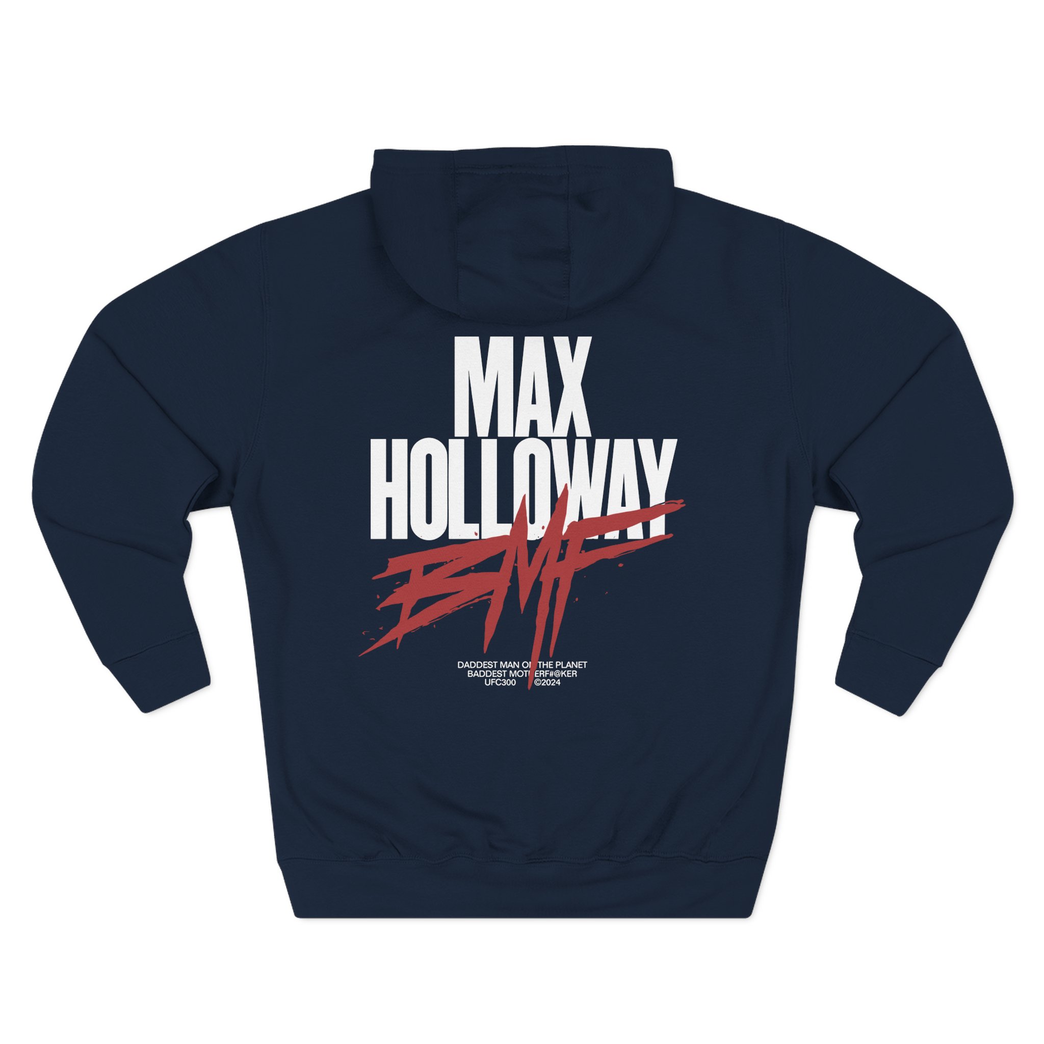 Max Holloway Dmp/bmf Cypress Three-Panel Fleece Hoodie