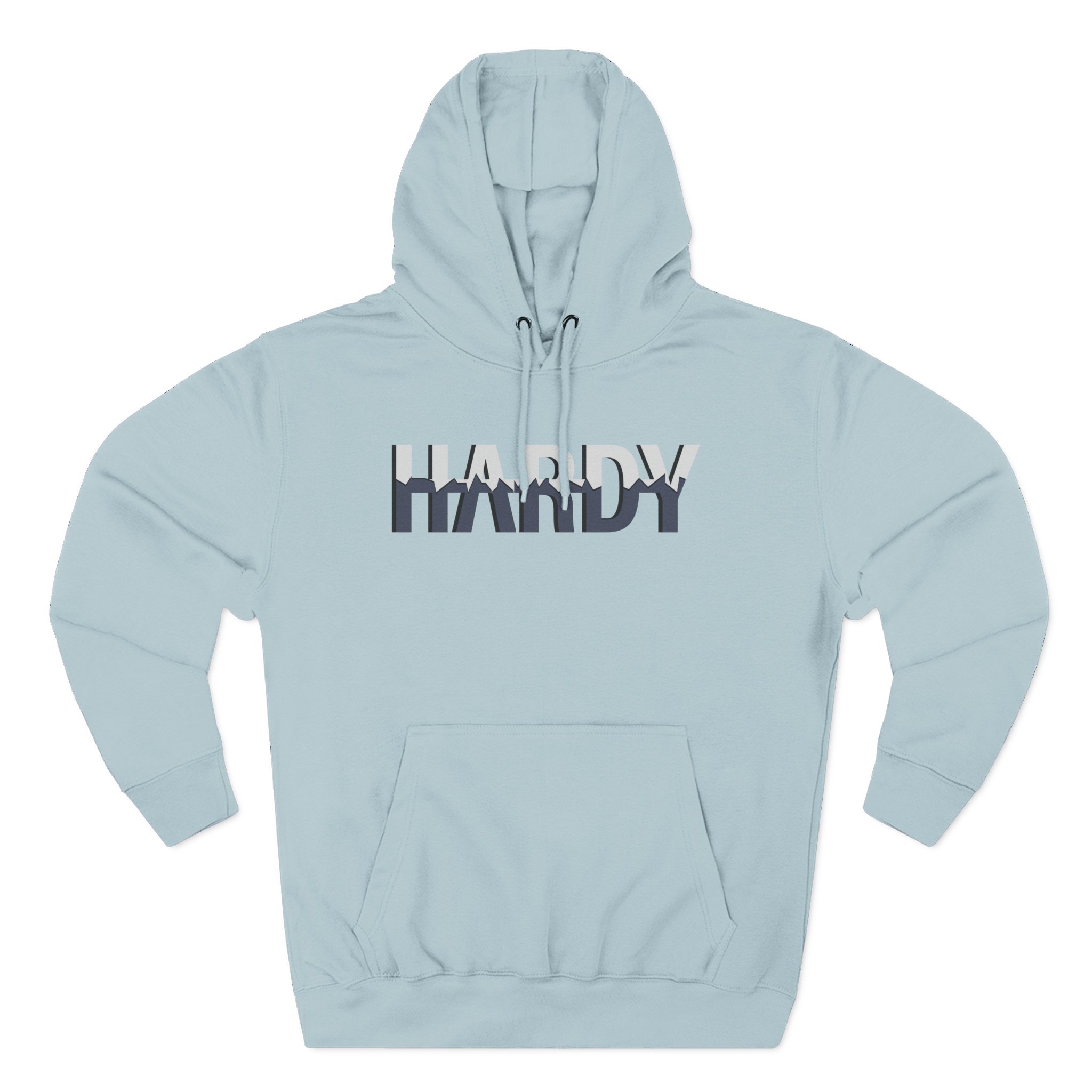 Hardy Three-Panel Fleece Hoodie