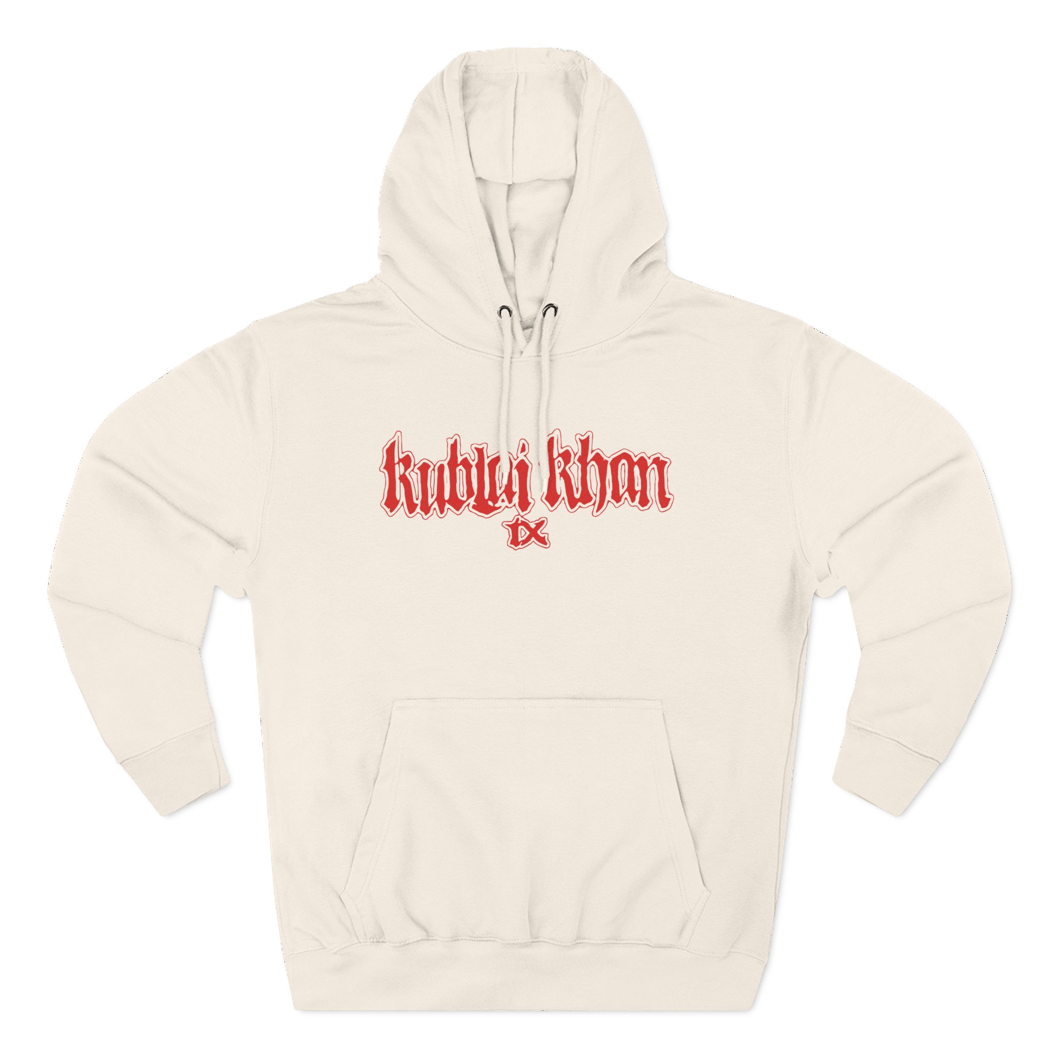 Kublai Khan - Monkey Skull Three-Panel Fleece Hoodie
