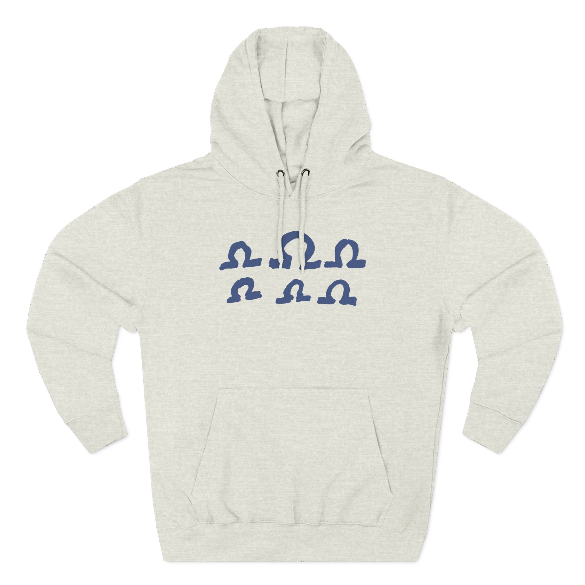 Rosalia Omega Cropped Three-Panel Fleece Hoodie