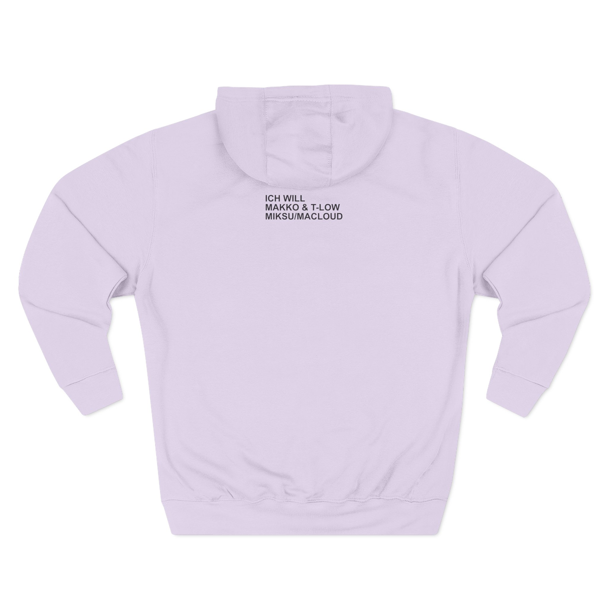 Makko Three-Panel Fleece Hoodie