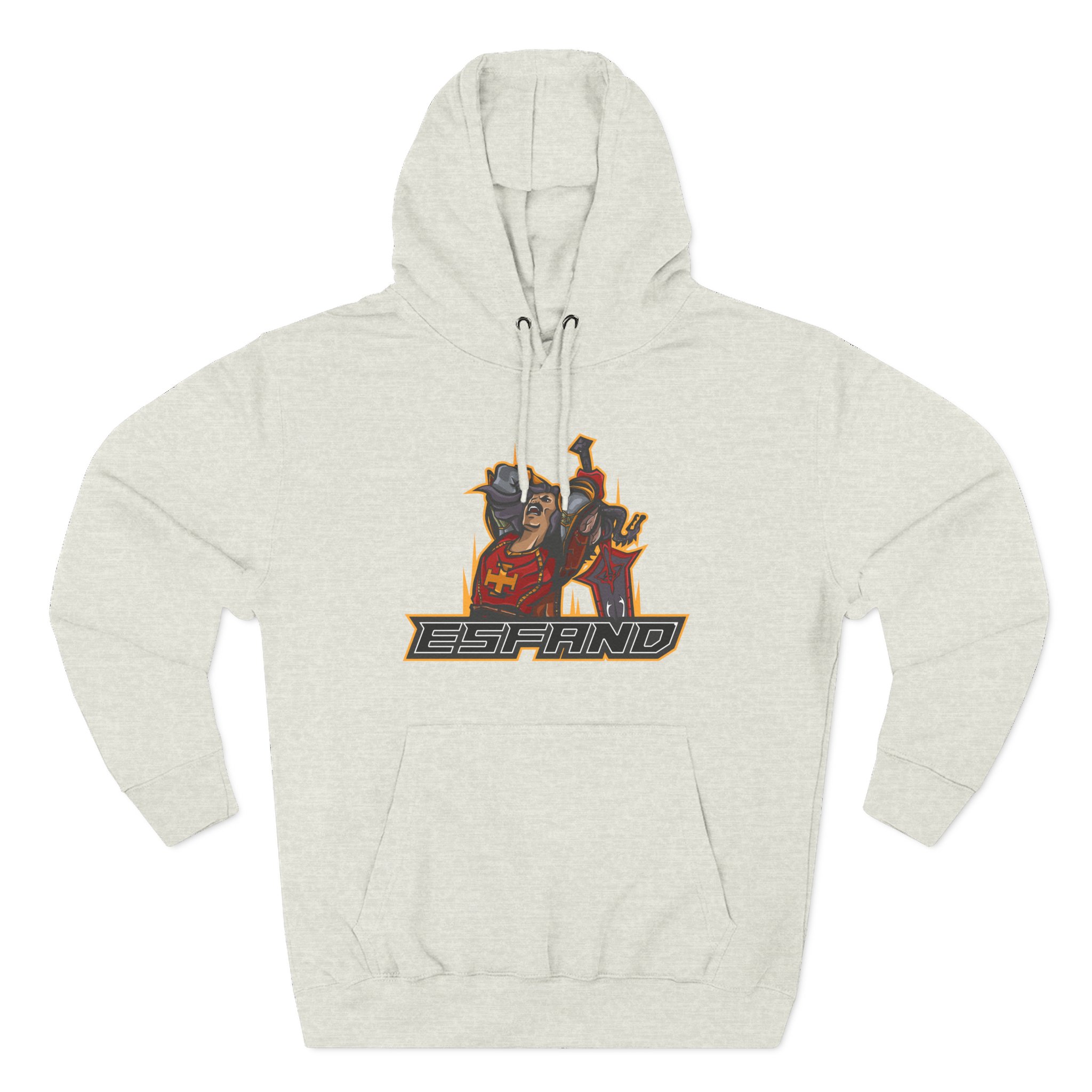 Esfand Three-Panel Fleece Hoodie