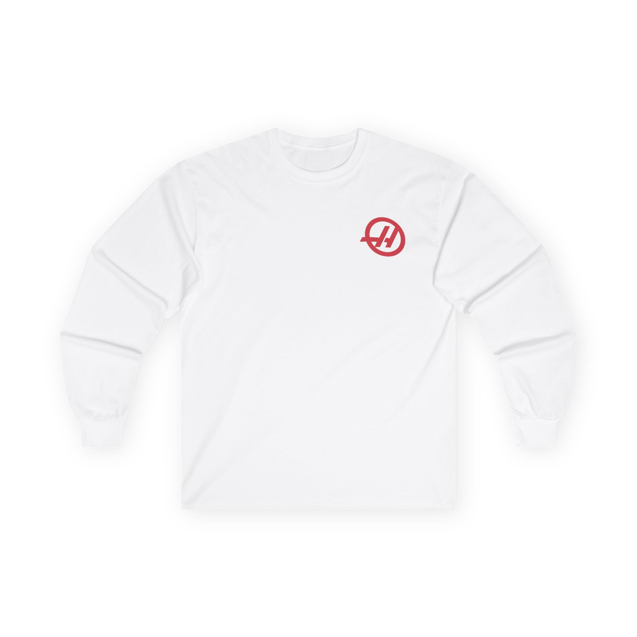 Haas F1 Small Logo Unisex Ultra Cotton Long Sleeve Tee
