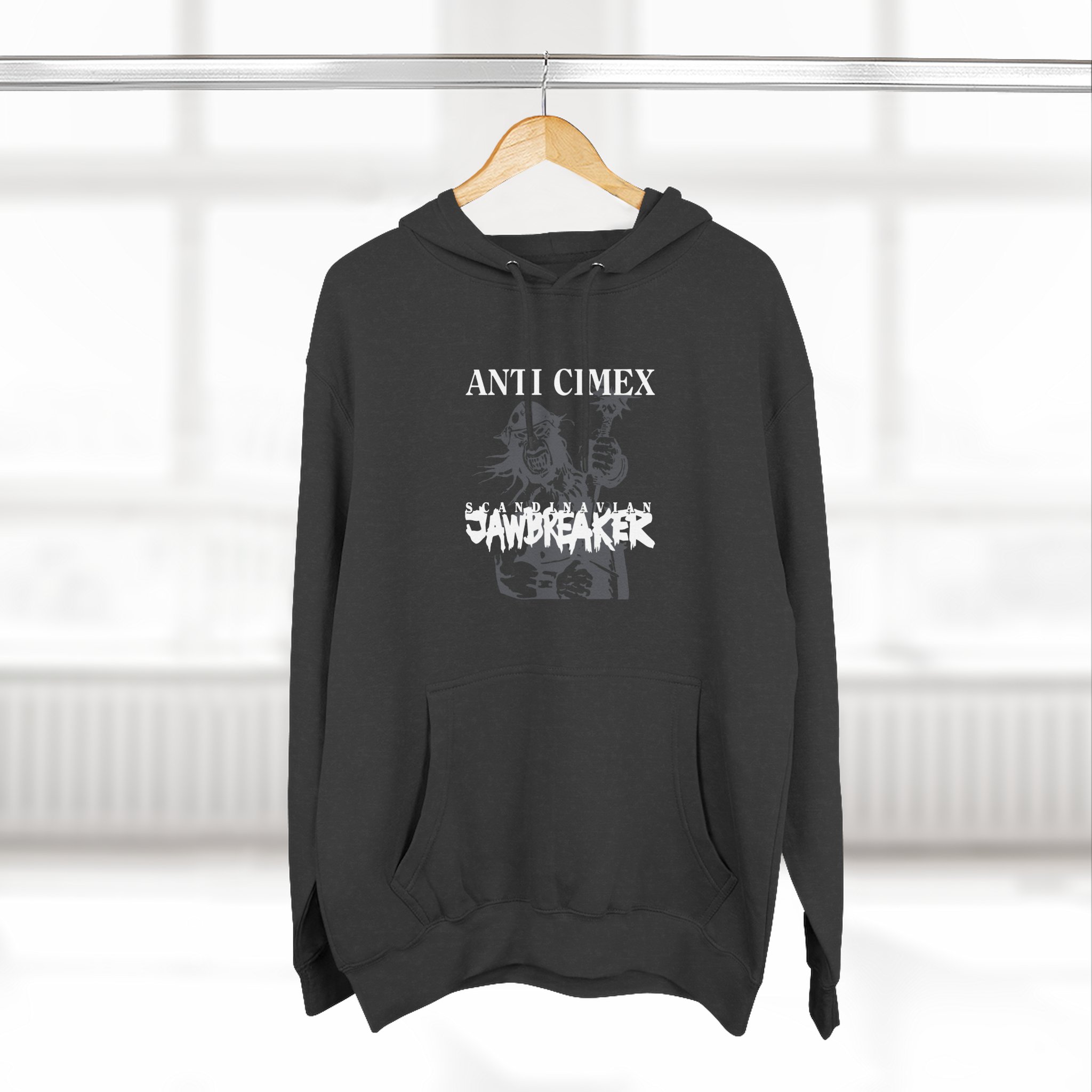 Anti Cimex Scandinavian Jawbreaker Three-panel Fleece Hoodie