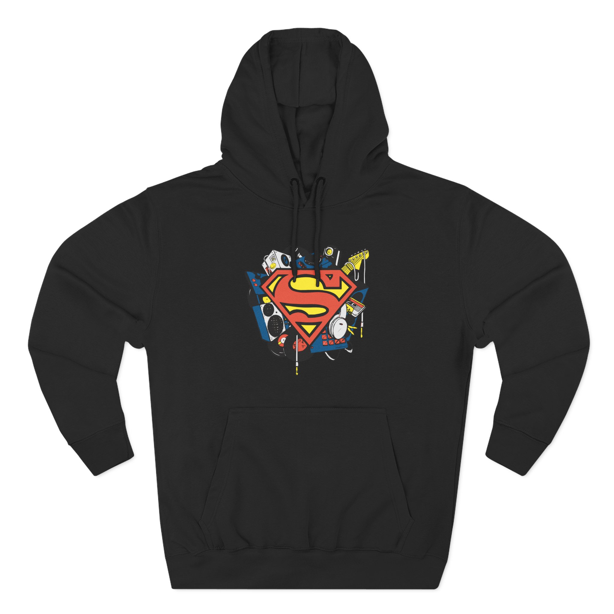 Kaskade X Superman Musician Three-Panel Fleece Hoodie
