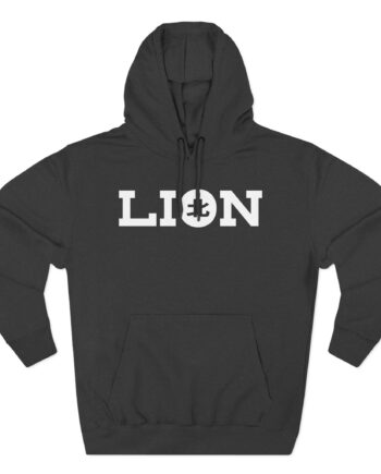 Northernlion Logo Lion Three-Panel Fleece Hoodie