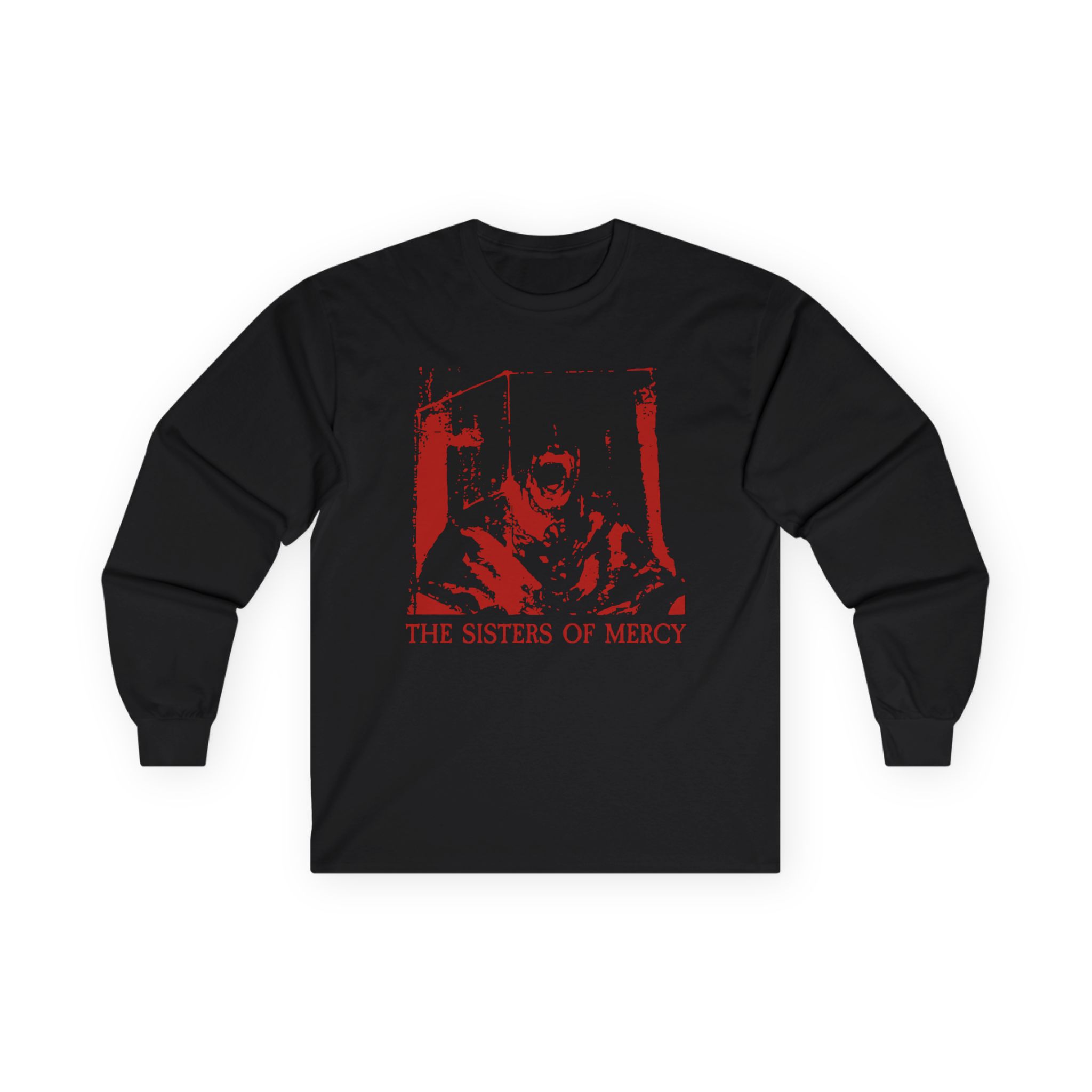 The Sisters Of Mercy Red Scream Unisex Ultra Cotton Long Sleeve Tee