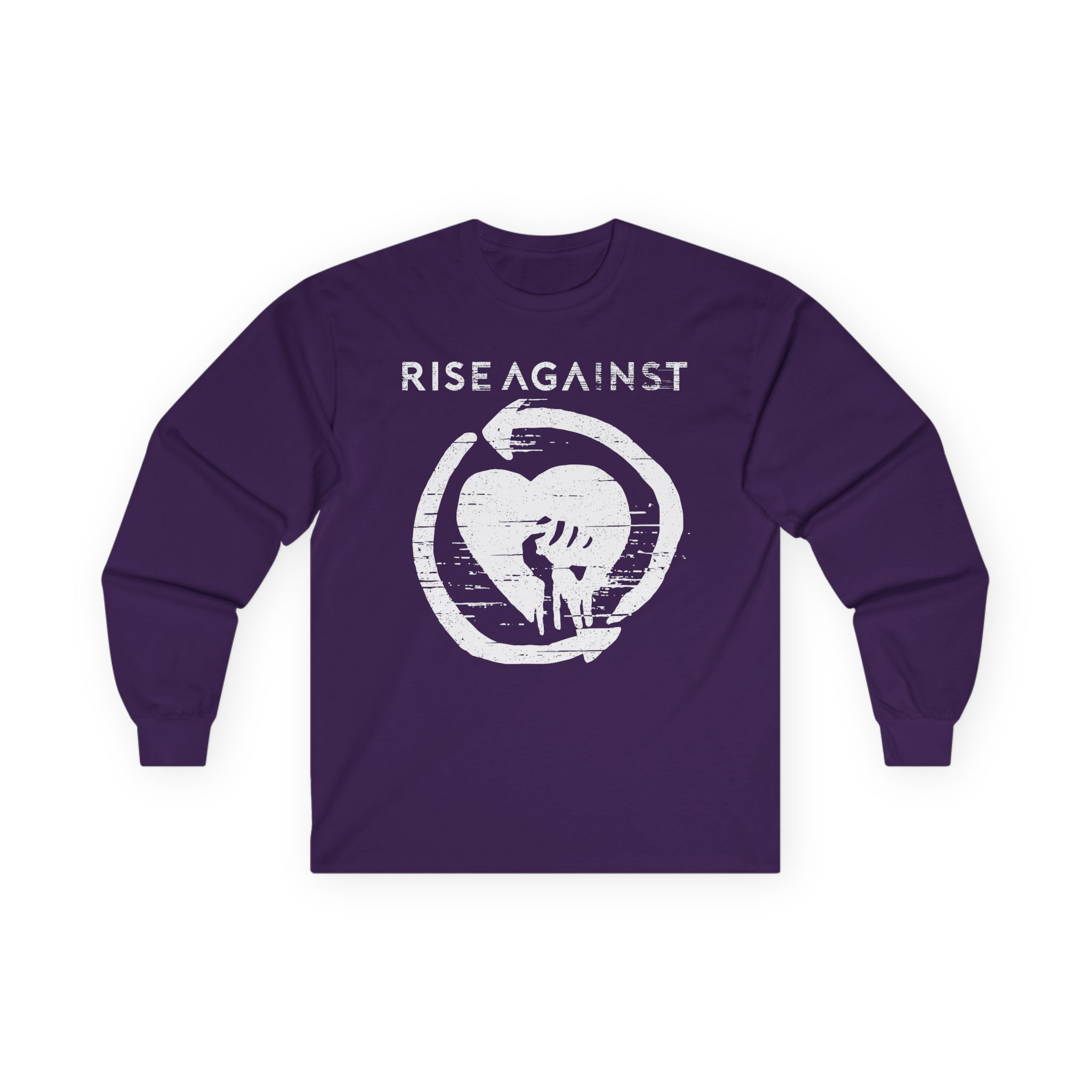 Rise Against Heartfist Babygrow Unisex Ultra Cotton Long Sleeve Tee