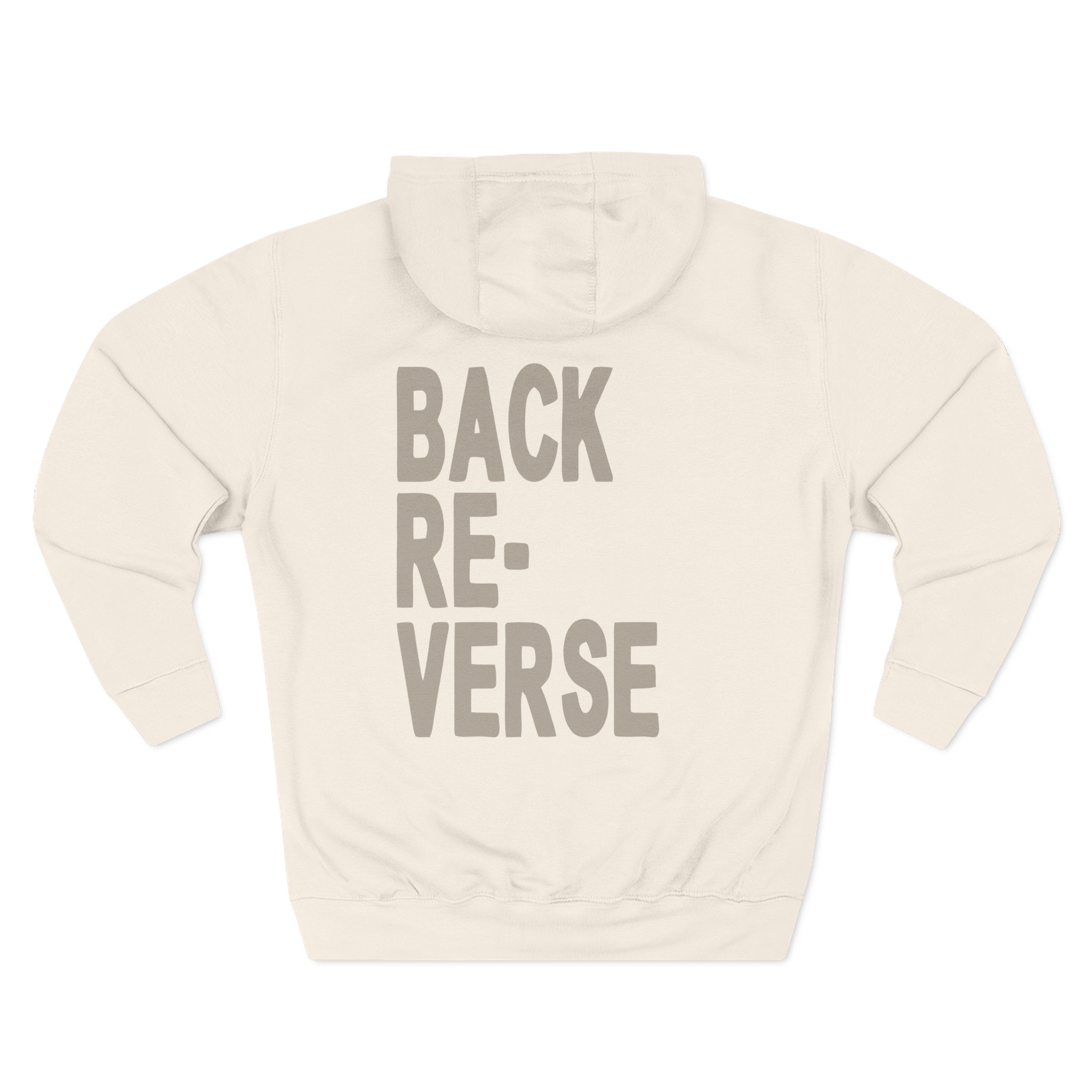 Armchair Expert Reverse Back Three-Panel Fleece Hoodie