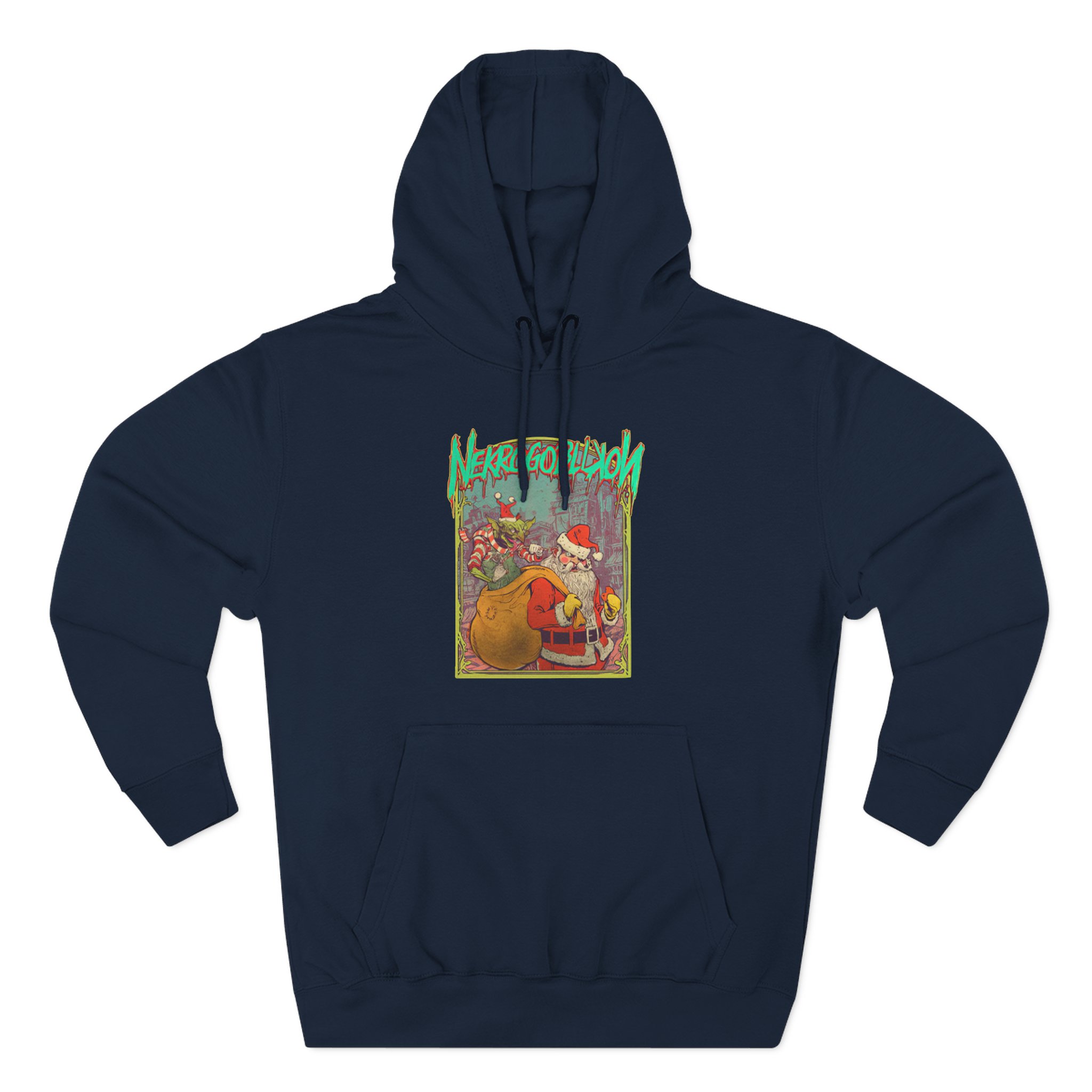Nekrogoblikon 2023 Xmas Three-Panel Fleece Hoodie