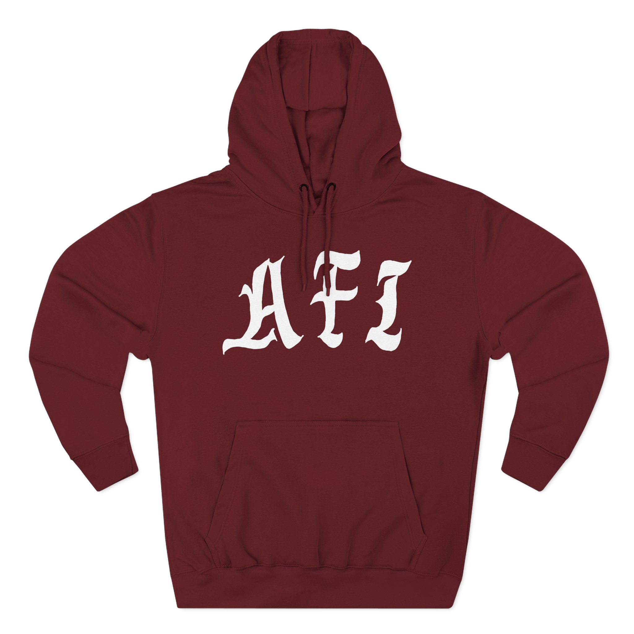 Afi Logo Three-Panel Fleece Hoodie
