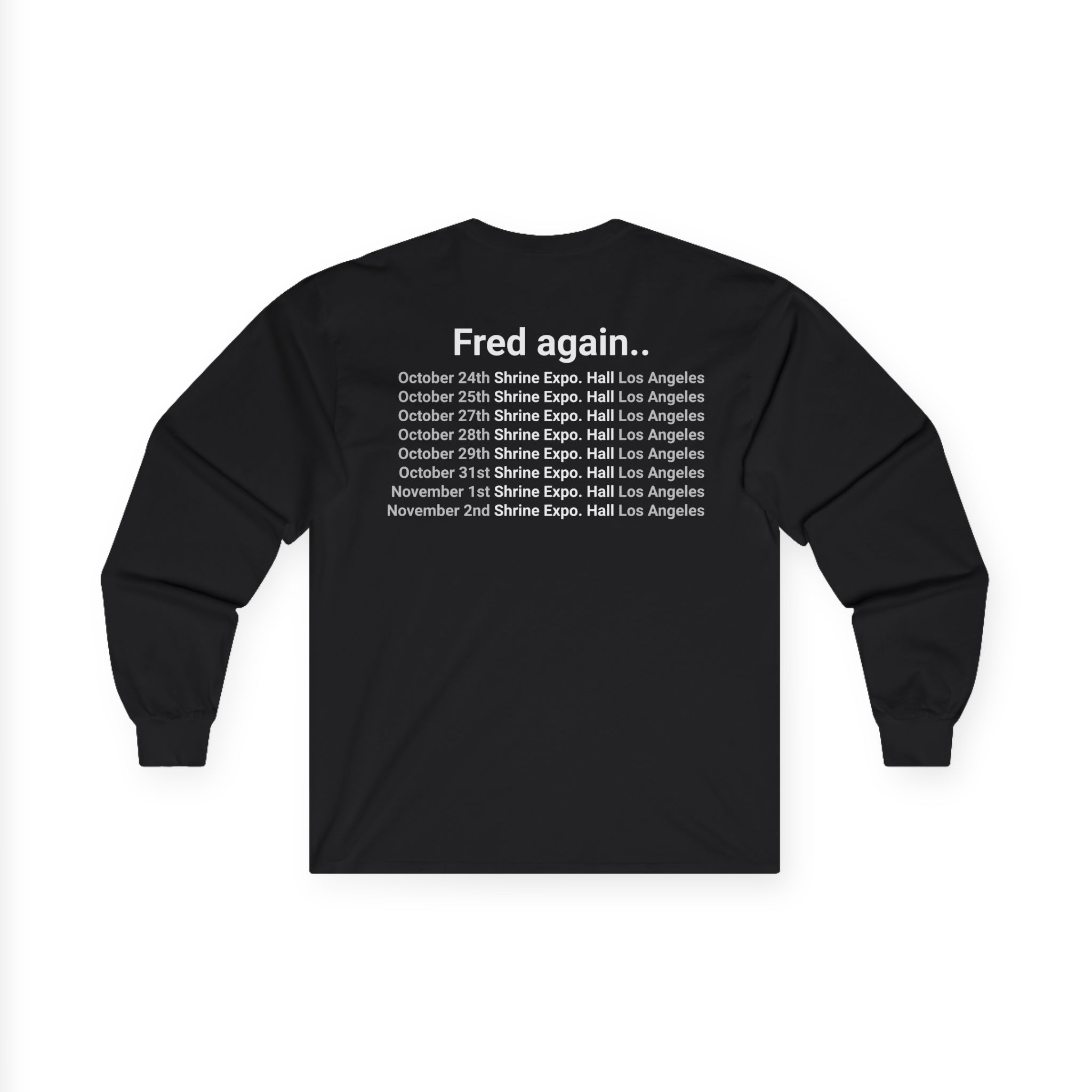 Fred Again Shrine Again Unisex Ultra Cotton Long Sleeve Tee