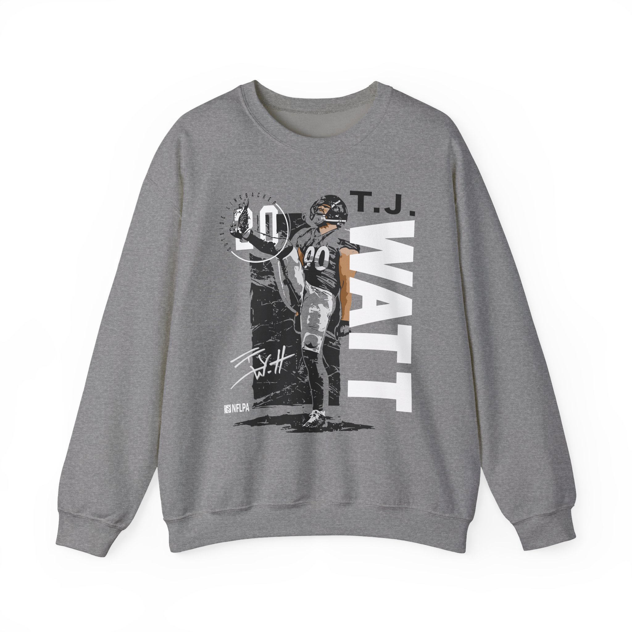 Tj Watt Unisex Heavy Blendâ„¢ Crewneck Sweatshirt