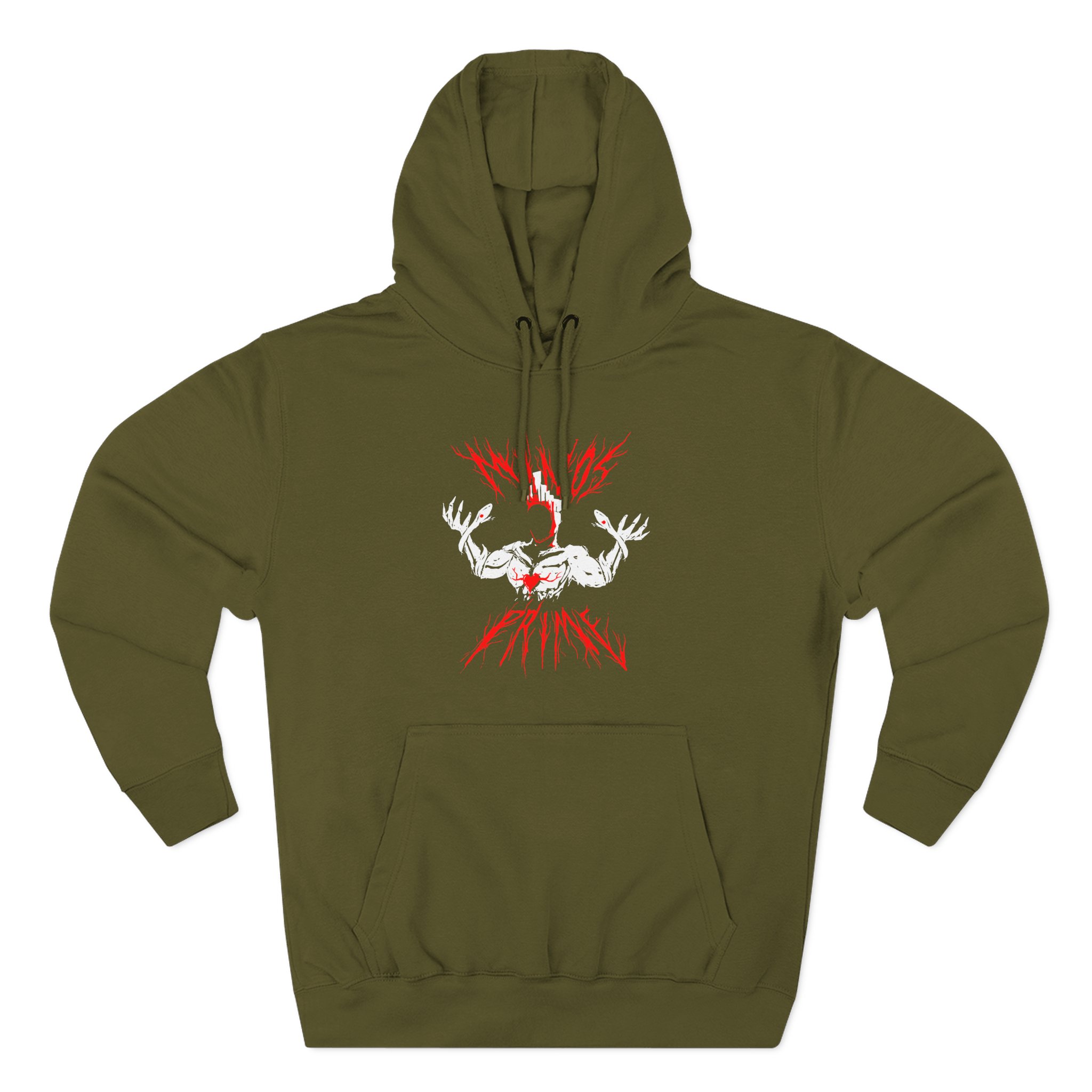 Ultrakill Minos Prime Metal Three-Panel Fleece Hoodie