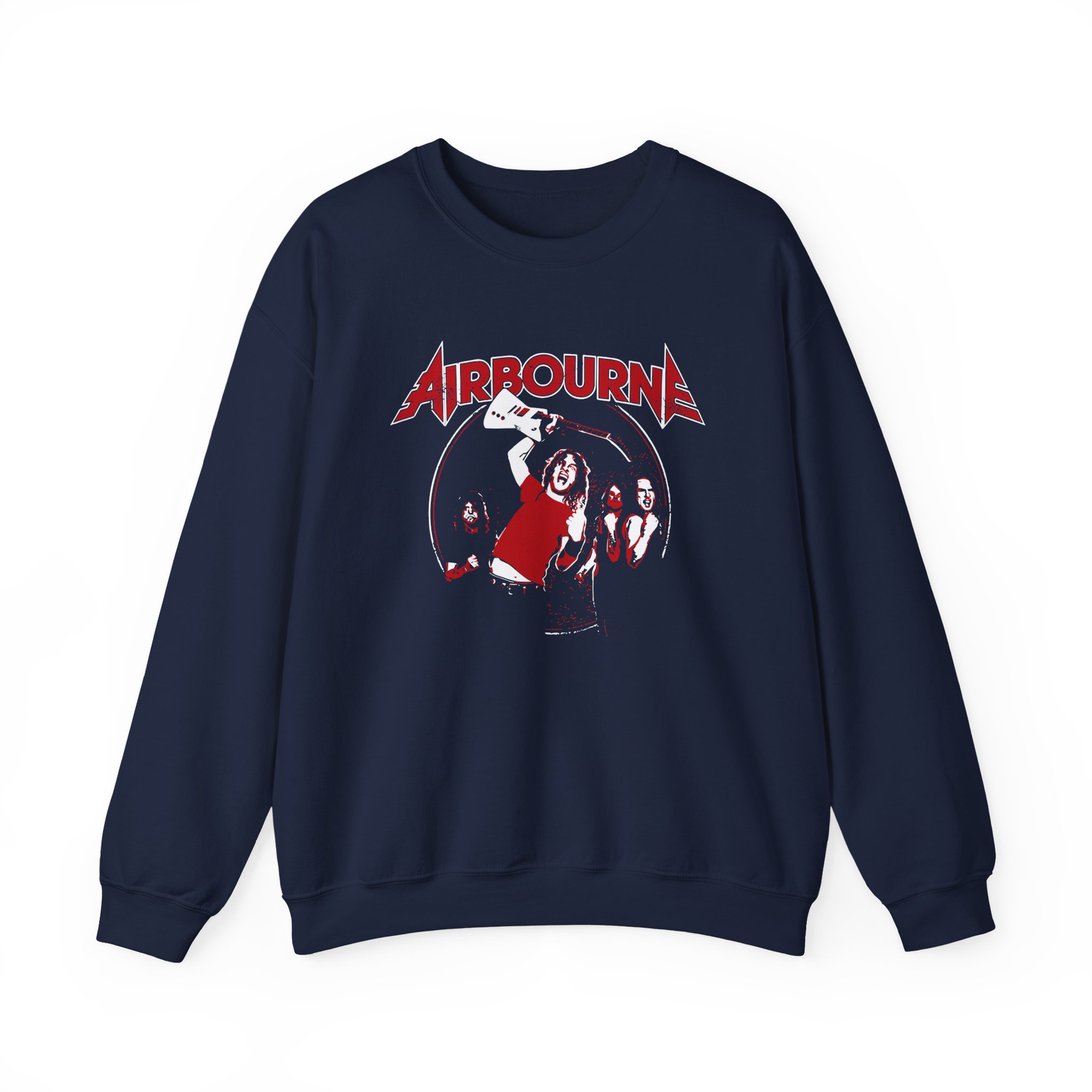 Airbourne Fist Pumping Unisex Heavy Blendâ„¢ Crewneck Sweatshirt