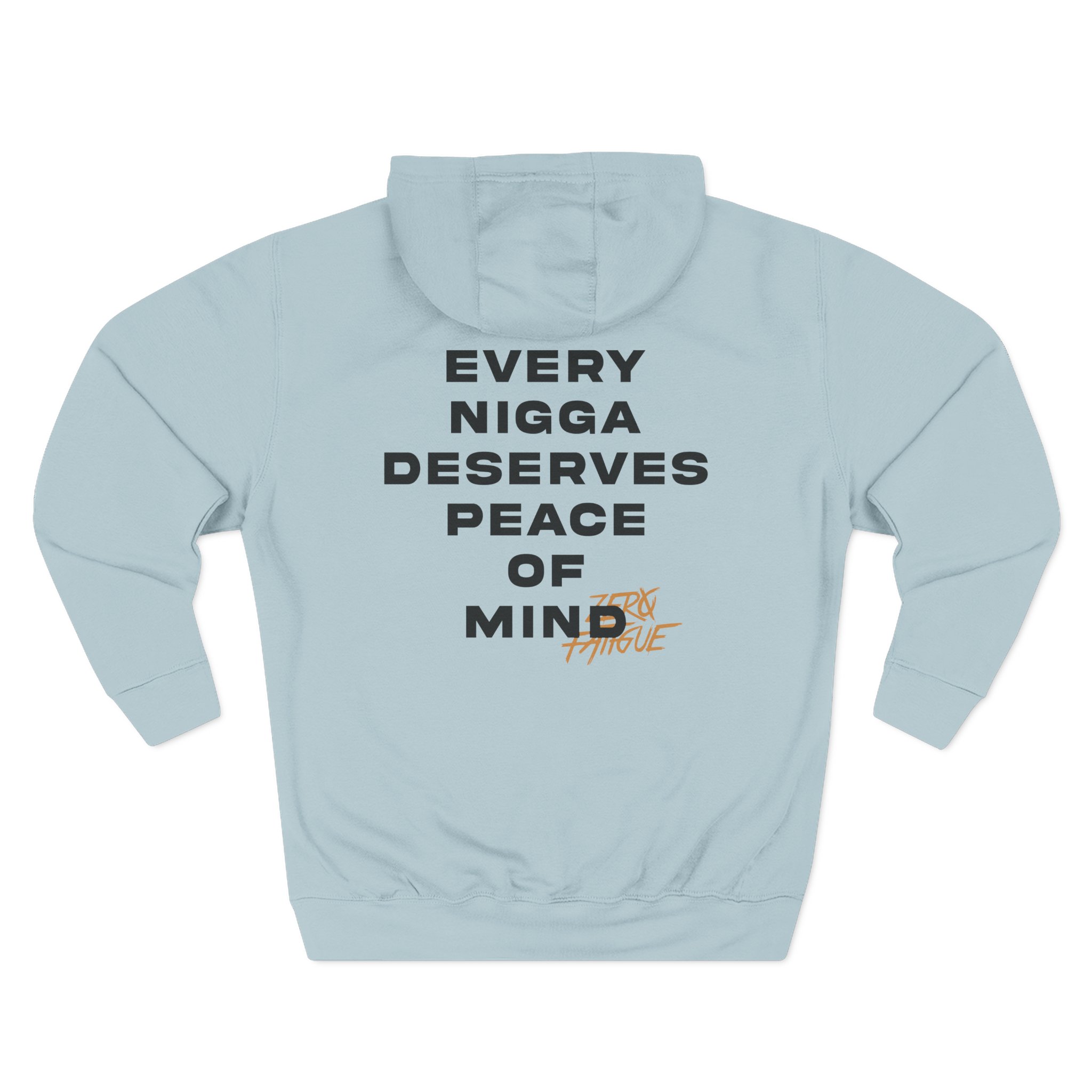 Smino Every Nigga Deserves Peace of Mind Three-Panel Fleece Hoodie