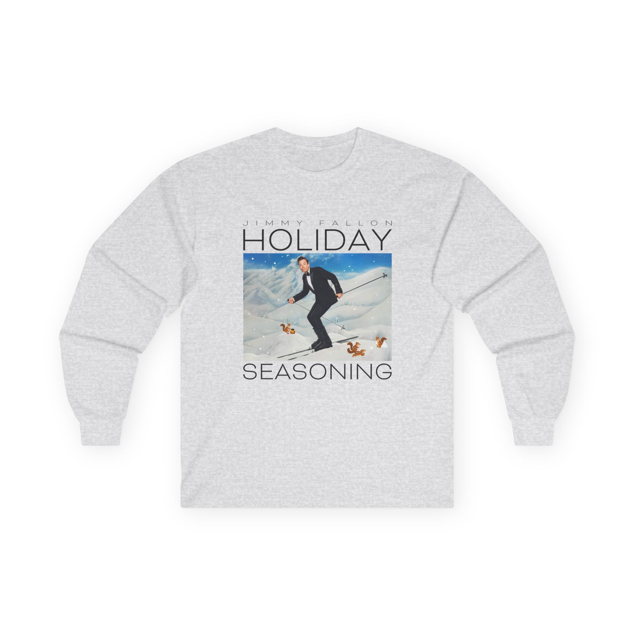 Jimmy Fallon Holiday Seasoning Unisex Ultra Cotton Long Sleeve Tee