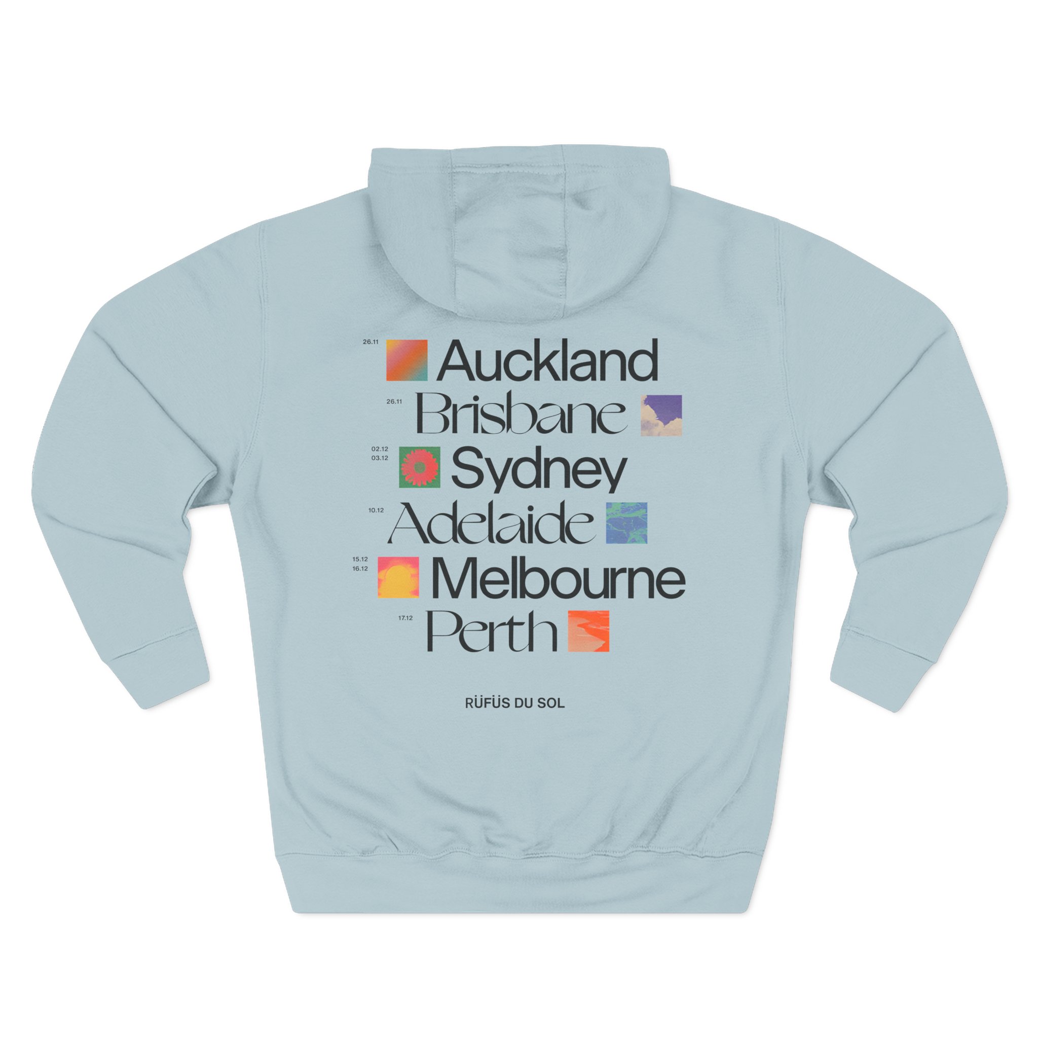 Rufus Du Sol Three-Panel Fleece Hoodie