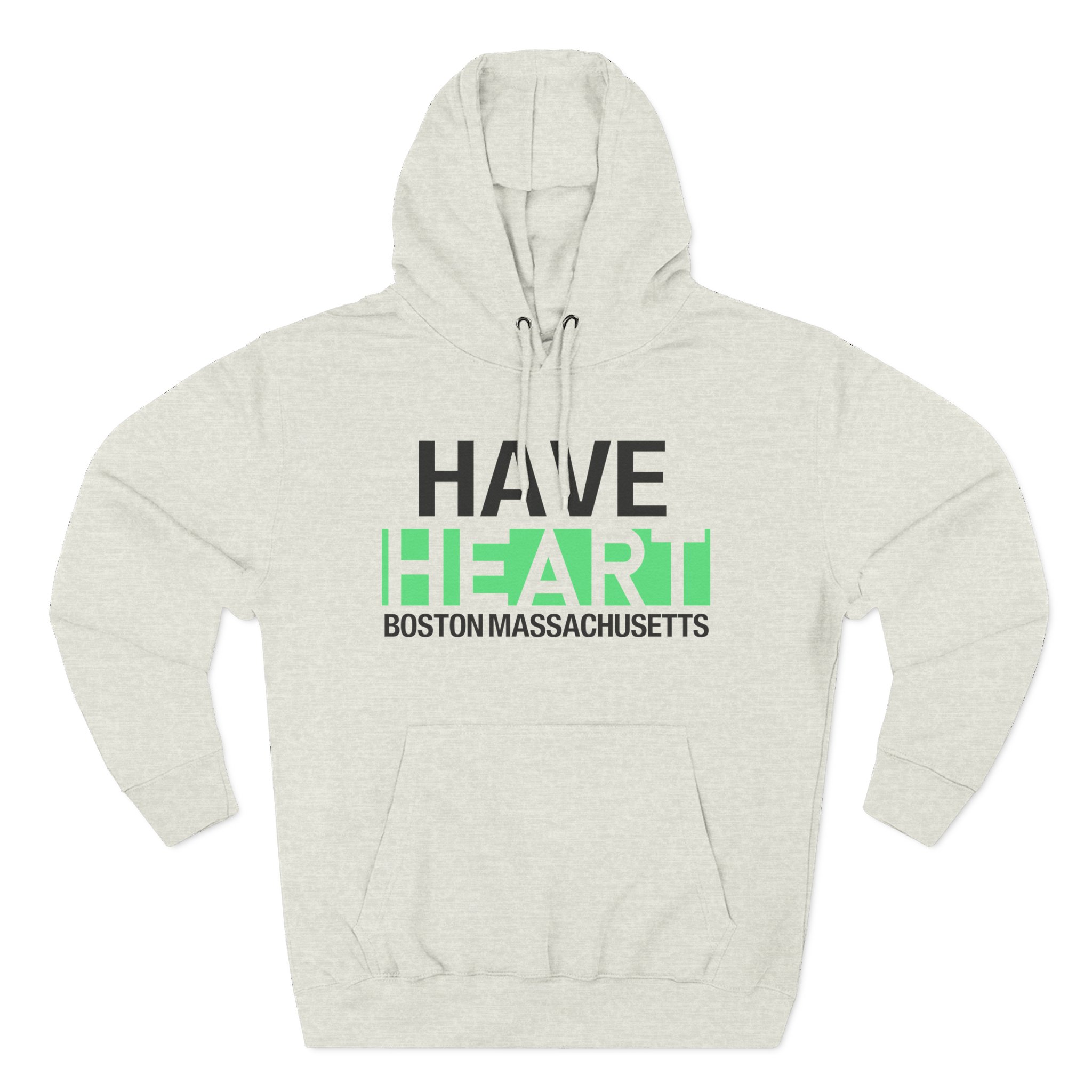 Have Heart Armed With a Mind Three-Panel Fleece Hoodie