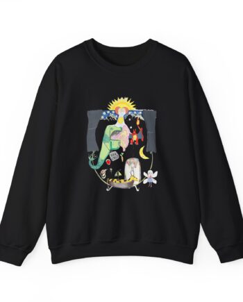 Aadrianne Lenker the Goat Boat Unisex Heavy Blend Crewneck Sweatshirt