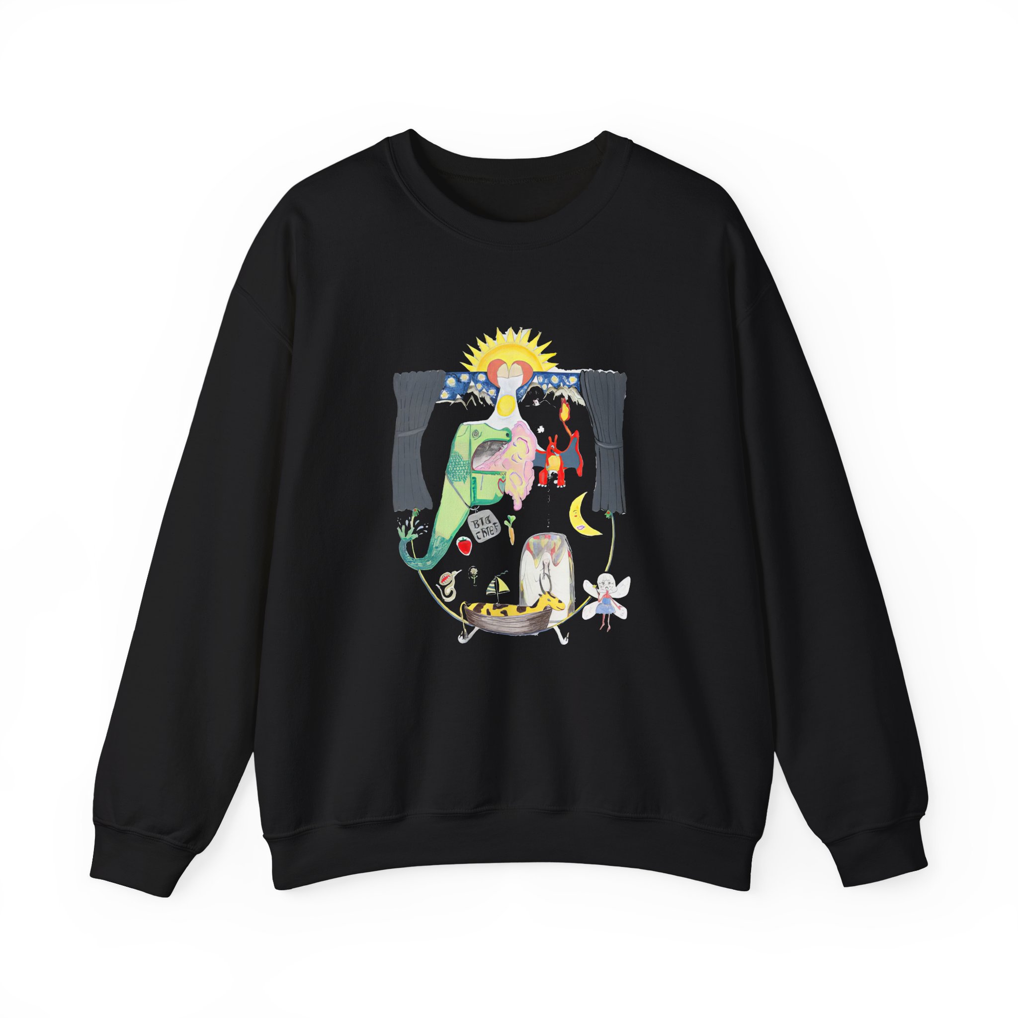 Aadrianne Lenker the Goat Boat Unisex Heavy Blend Crewneck Sweatshirt