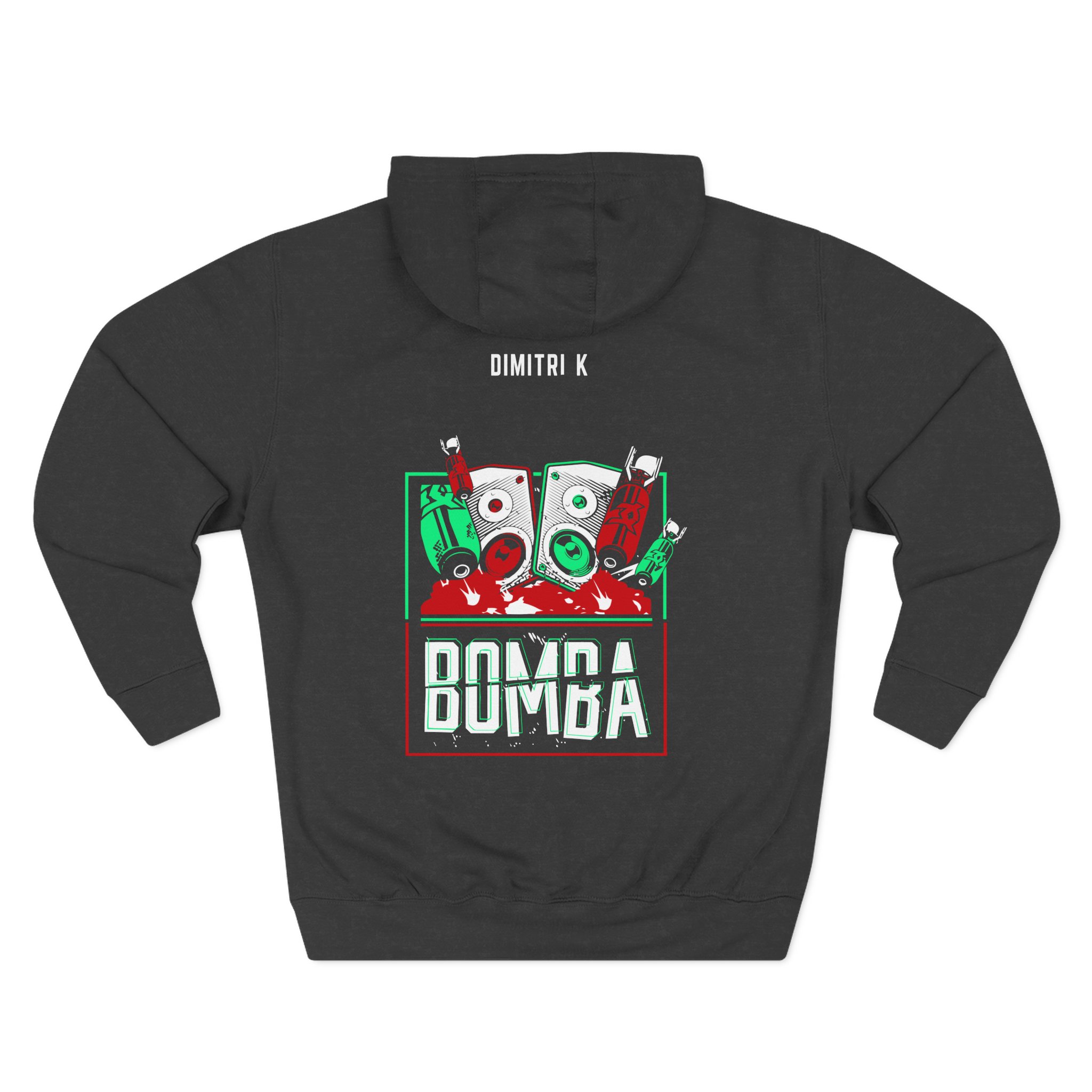 Dimitri K Bomba Three-Panel Fleece Hoodie