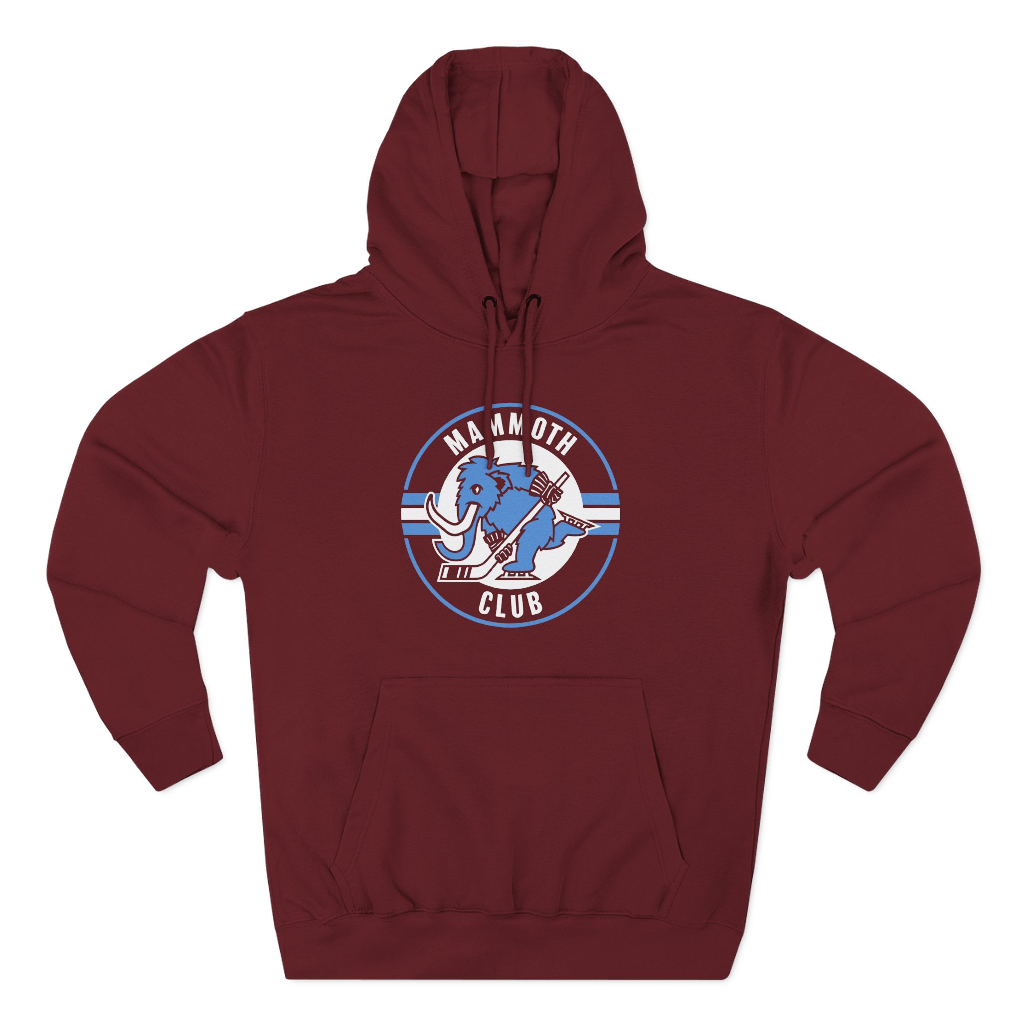Mammoth Club Hockey Logo Three-Panel Fleece Hoodie