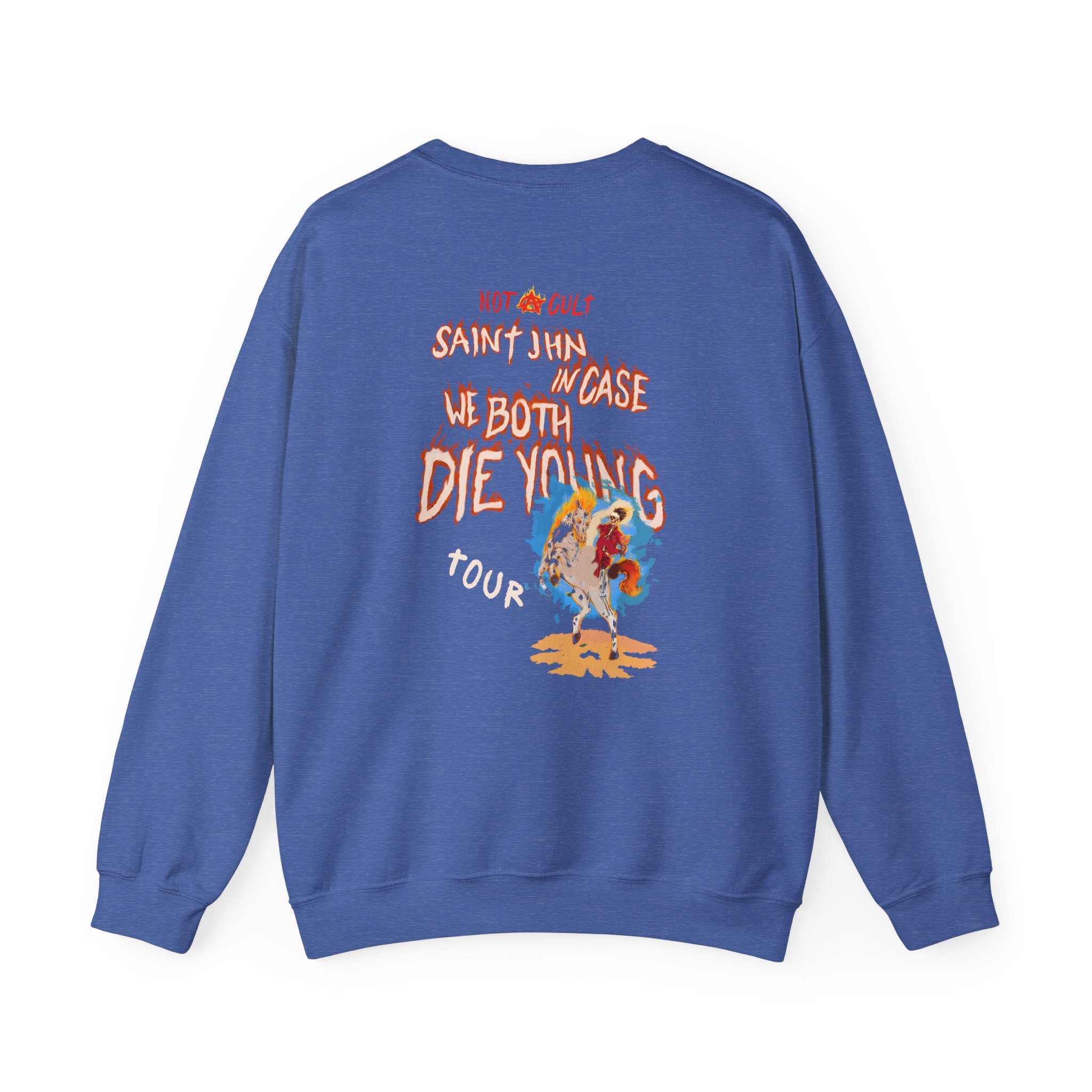 Saint Jhn Incase We Both Die Young World Tour Unisex Heavy Blendâ„¢ Crewneck Sweatshirt