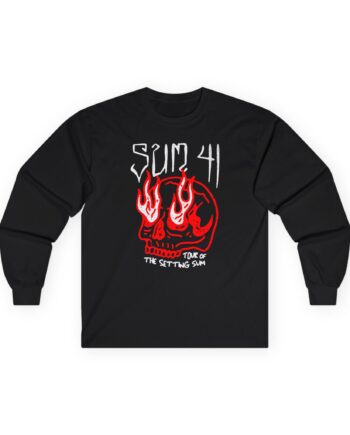 Sum 41 Skull Sketch Tour Unisex Ultra Cotton Long Sleeve Tee