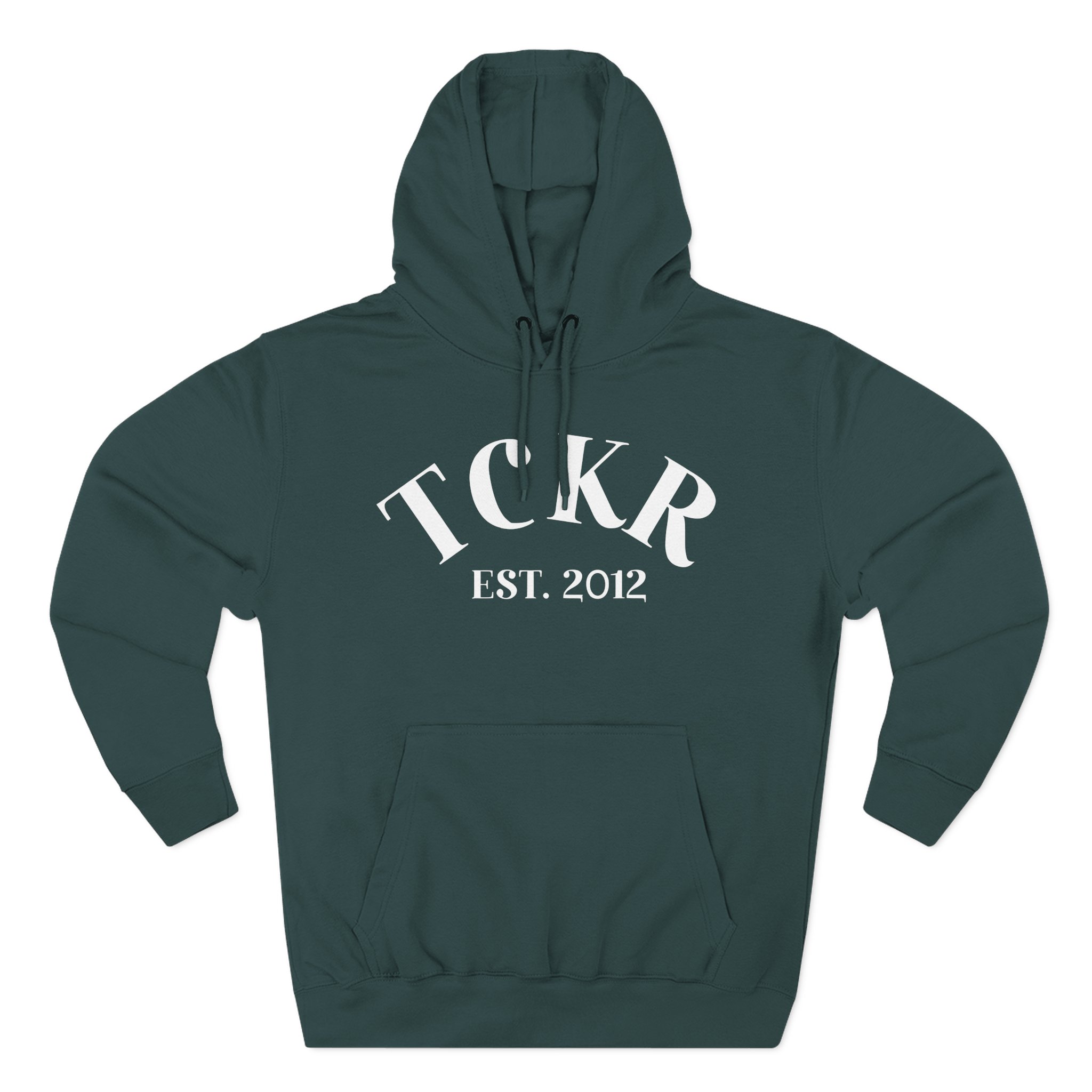Kendall Rae Tckr Logo Three-Panel Fleece Hoodie
