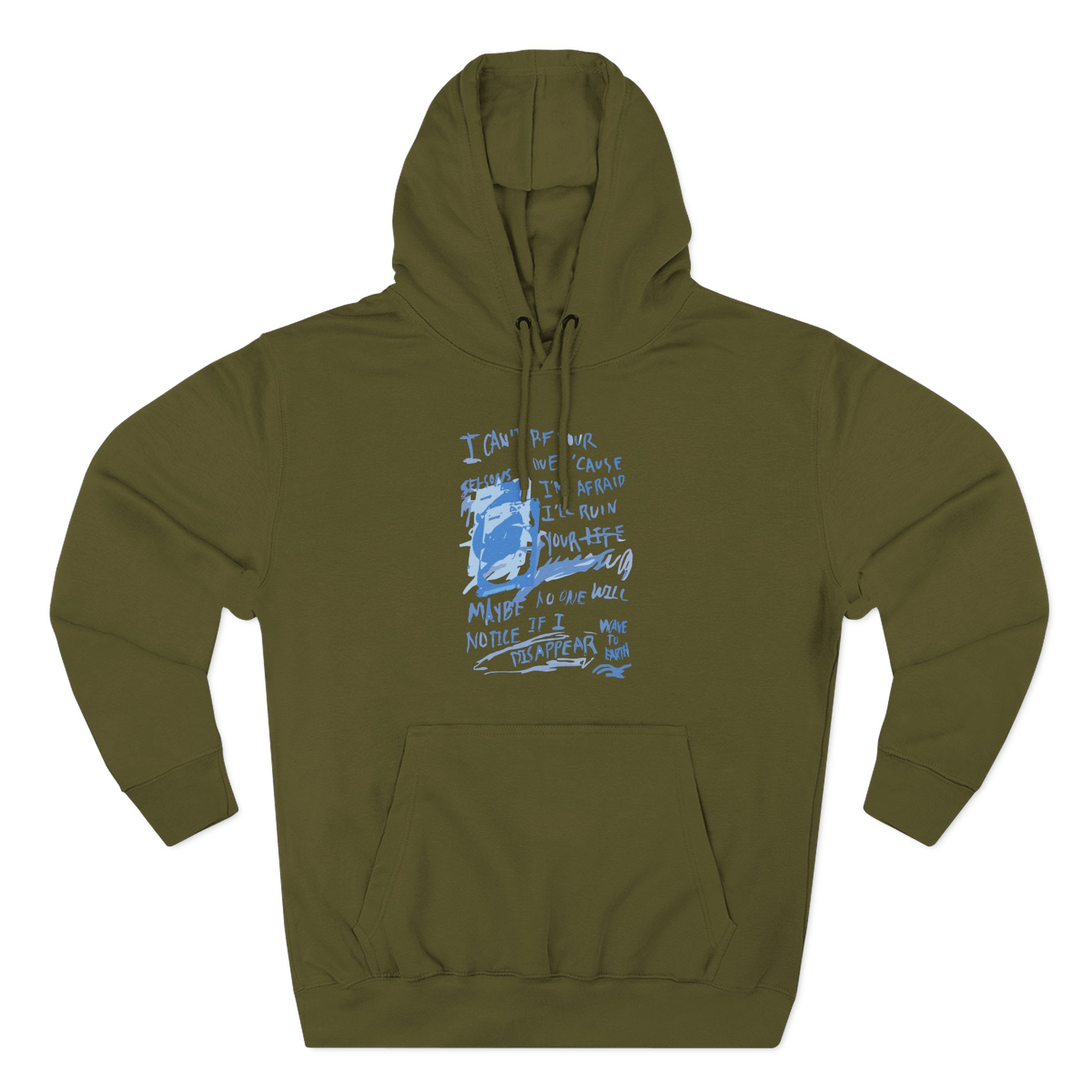 Wave to Earth Three-Panel Fleece Hoodie