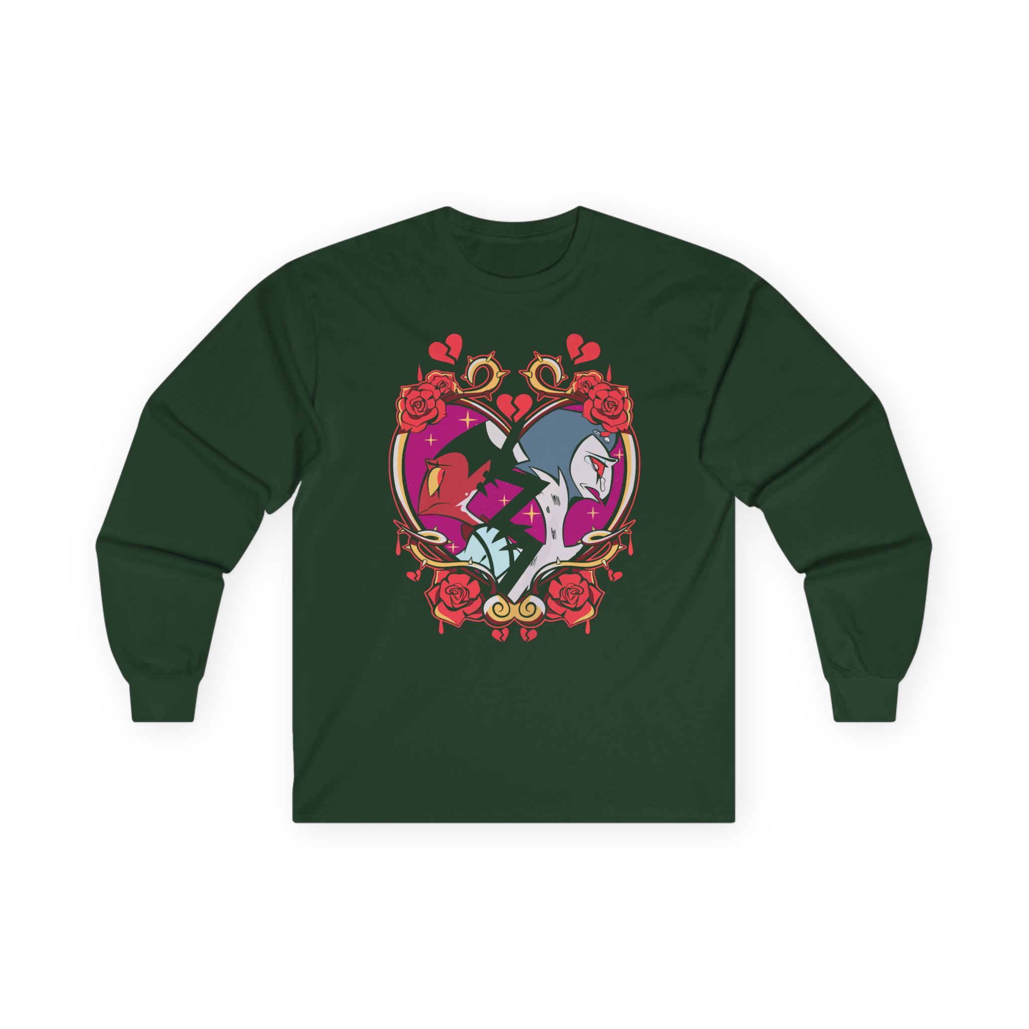 Vivziepop Shattered Hearts Unisex Ultra Cotton Long Sleeve Tee