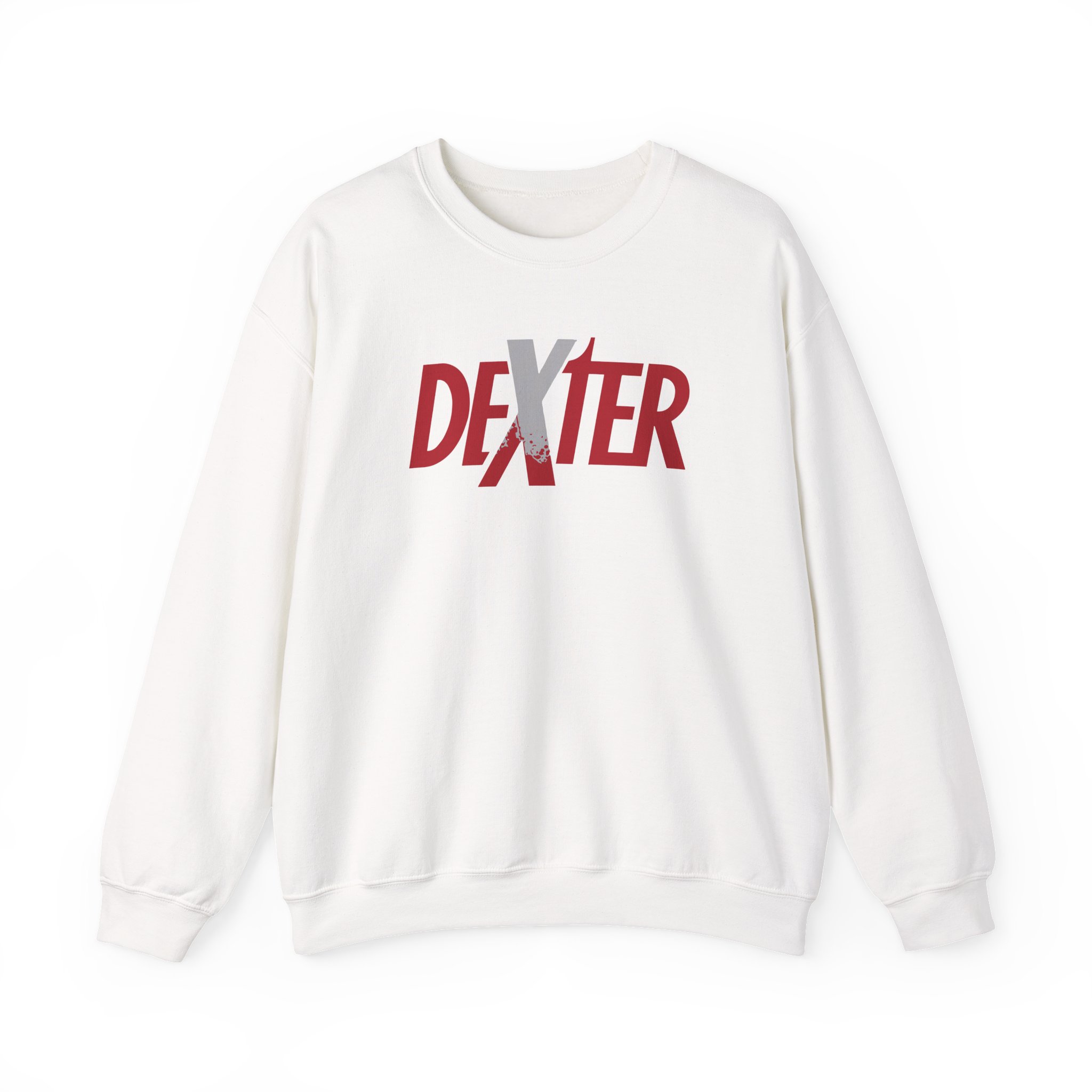 Dexter Spatter Logo Unisex Heavy Blendâ„¢ Crewneck Sweatshirt